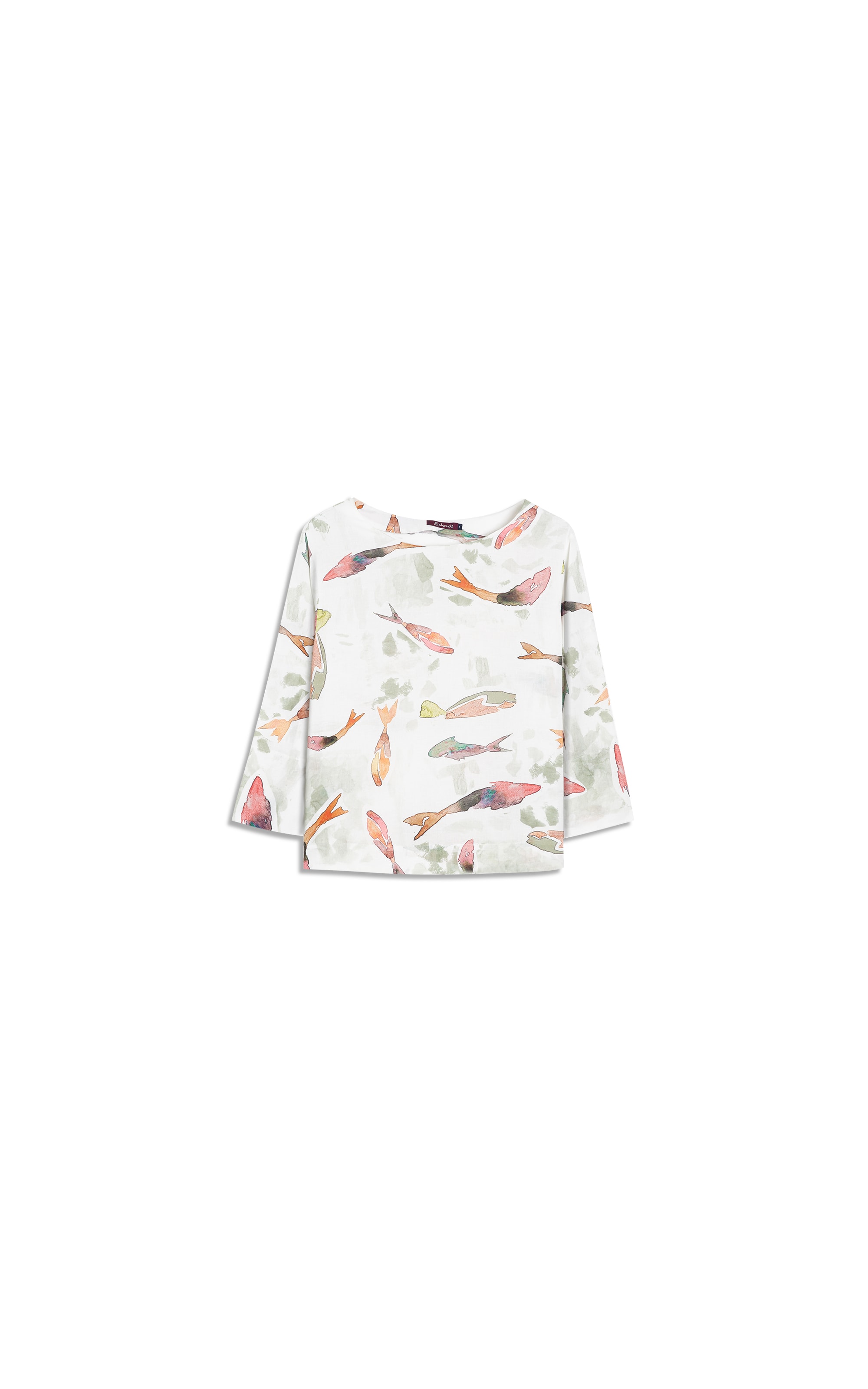 Blusa Nadine Pesce Linho Blend Verde Army