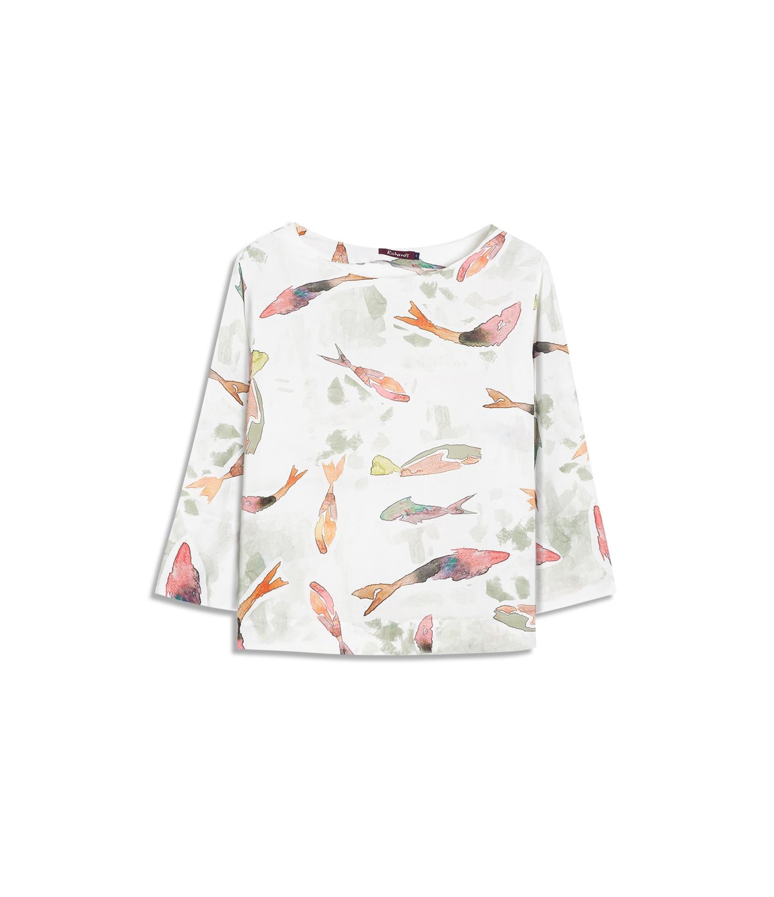 Blusa Nadine Pesce Linho Blend Verde Army