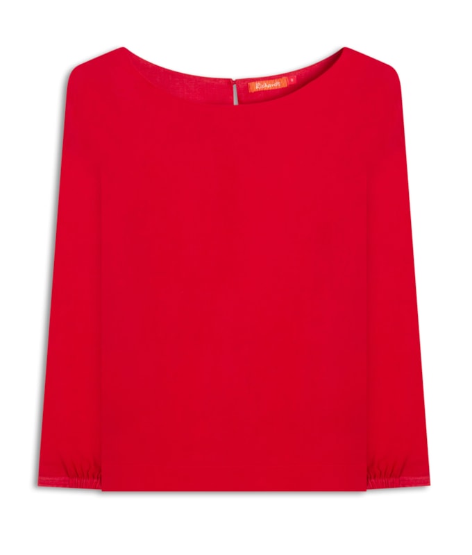Blusa Nalu Voil Cereja