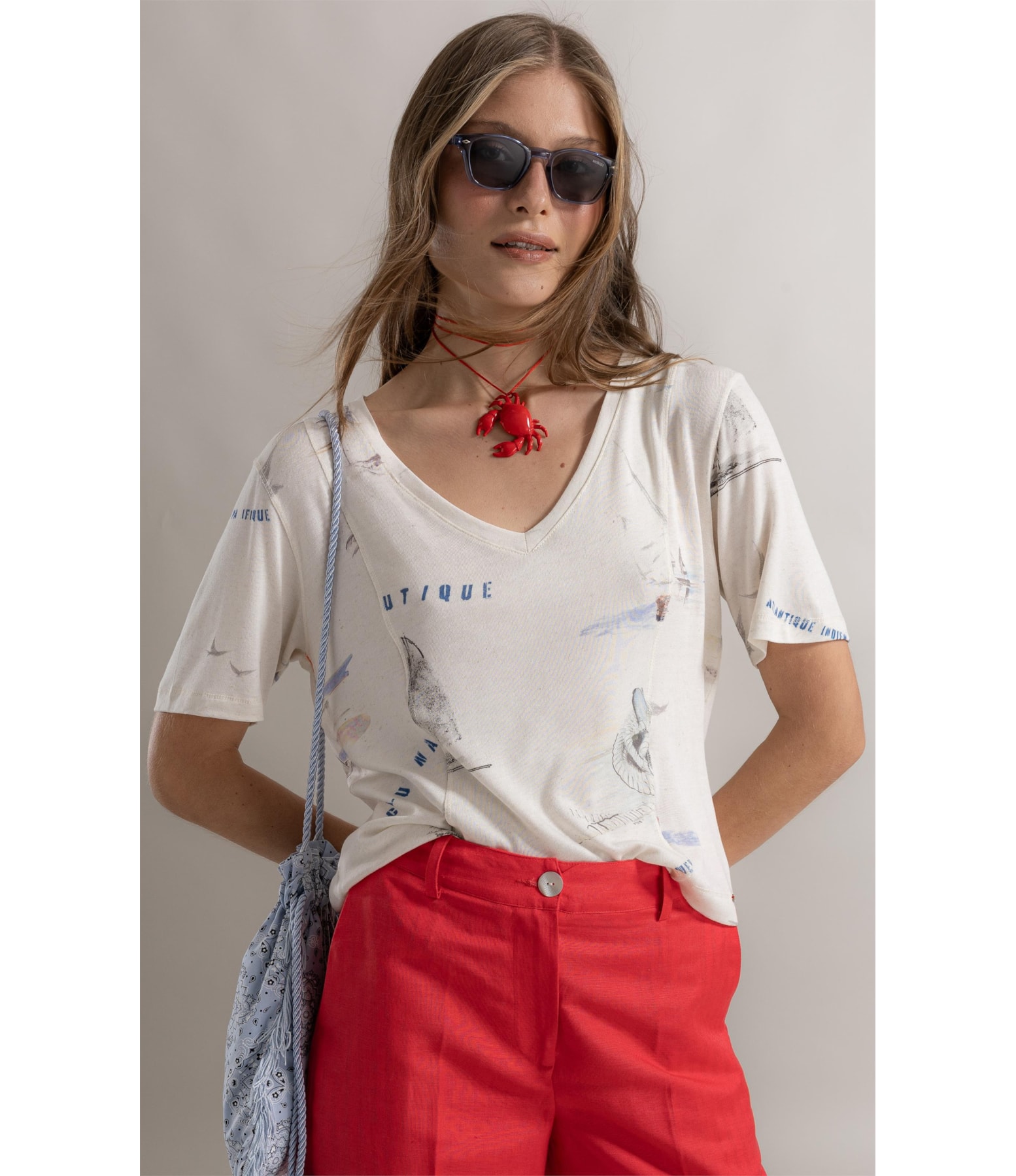 Blusa Nice Farol Natural