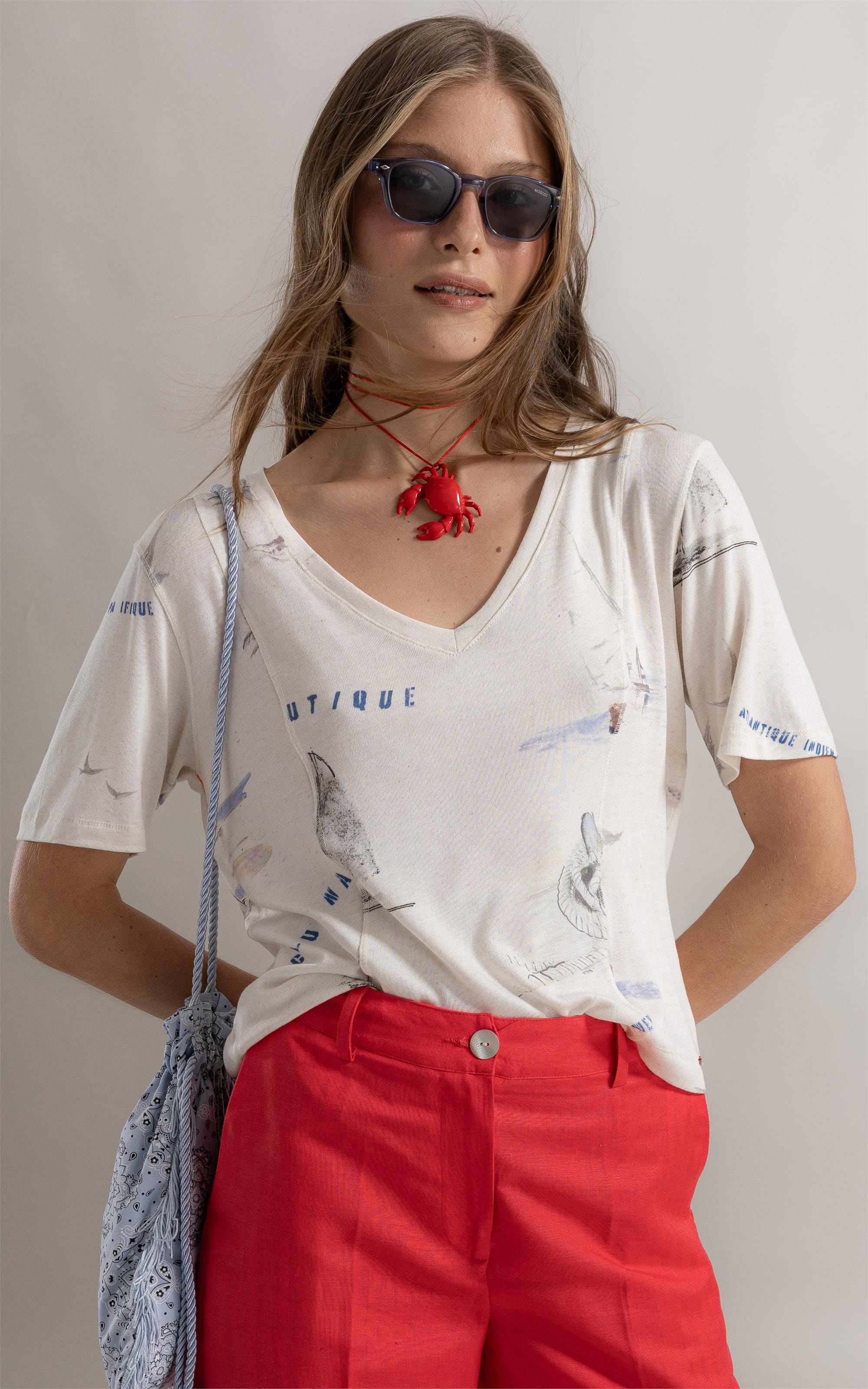 Blusa Nice Farol Natural