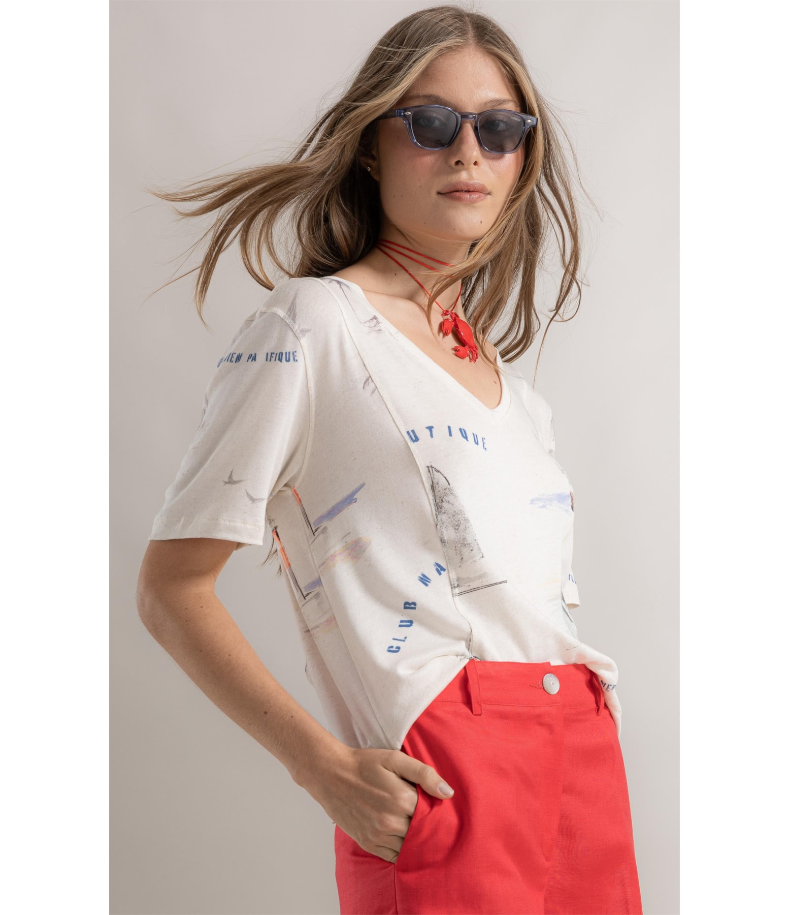 Blusa Nice Farol Natural