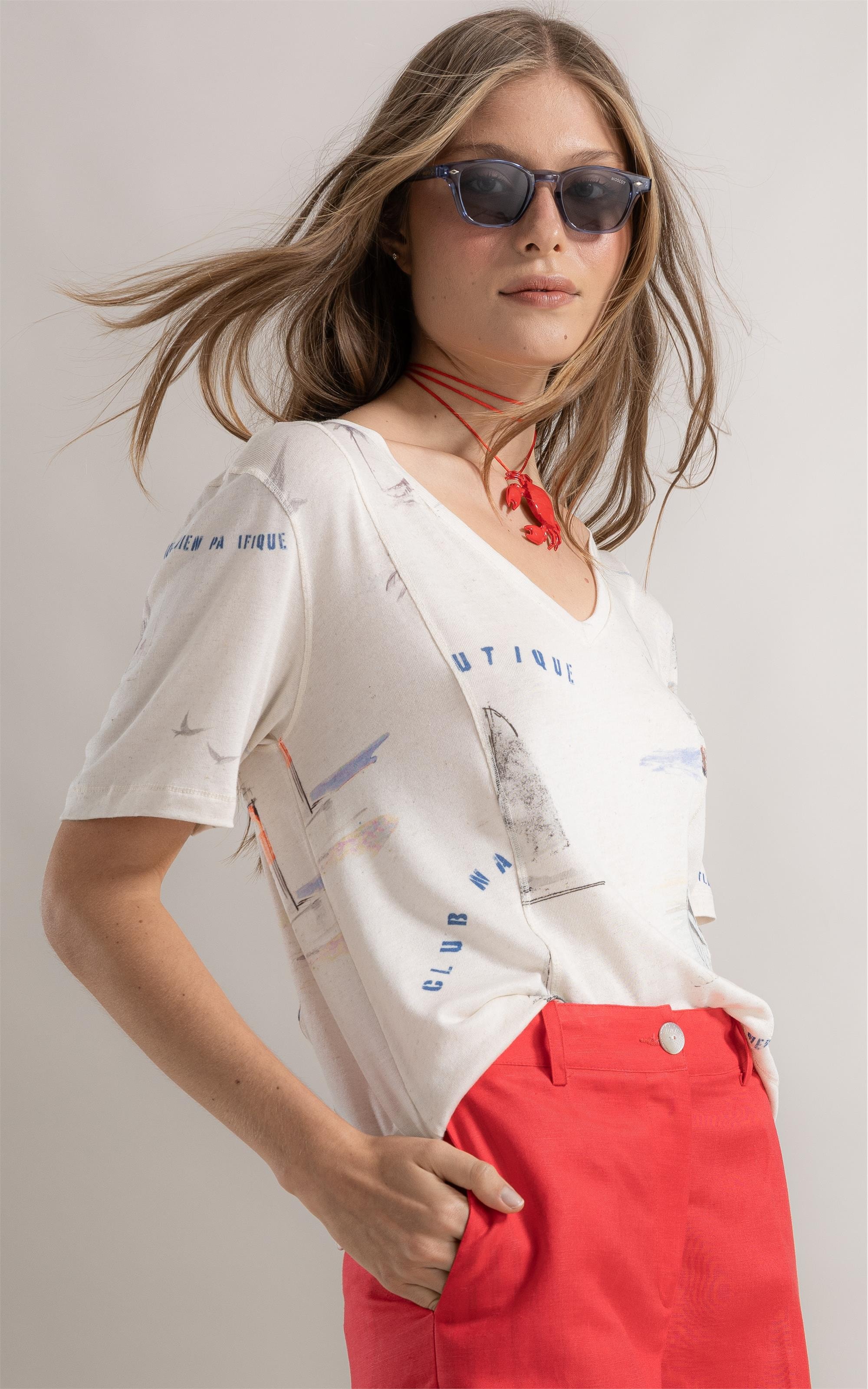 Blusa Nice Farol Natural