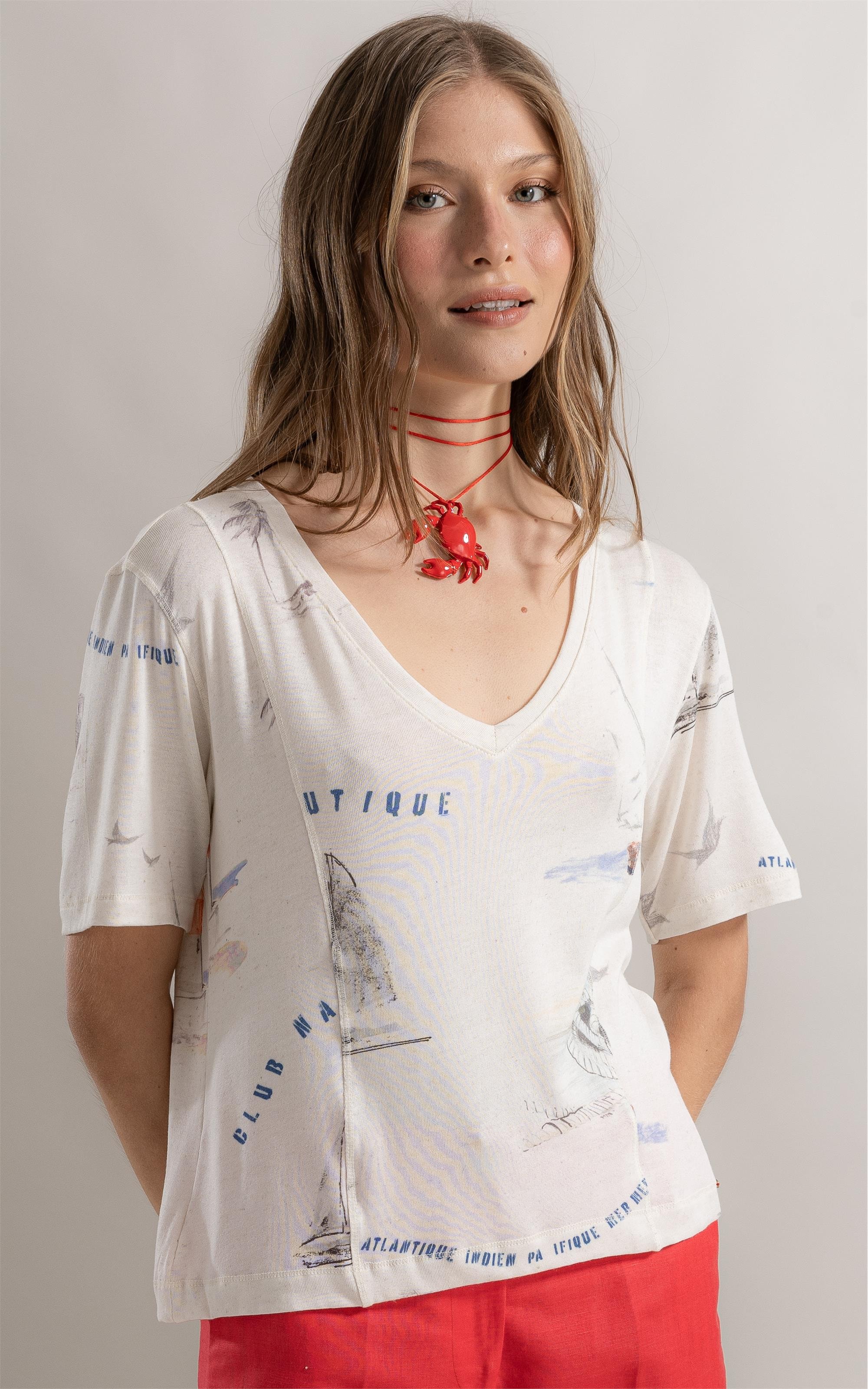Blusa Nice Farol Natural