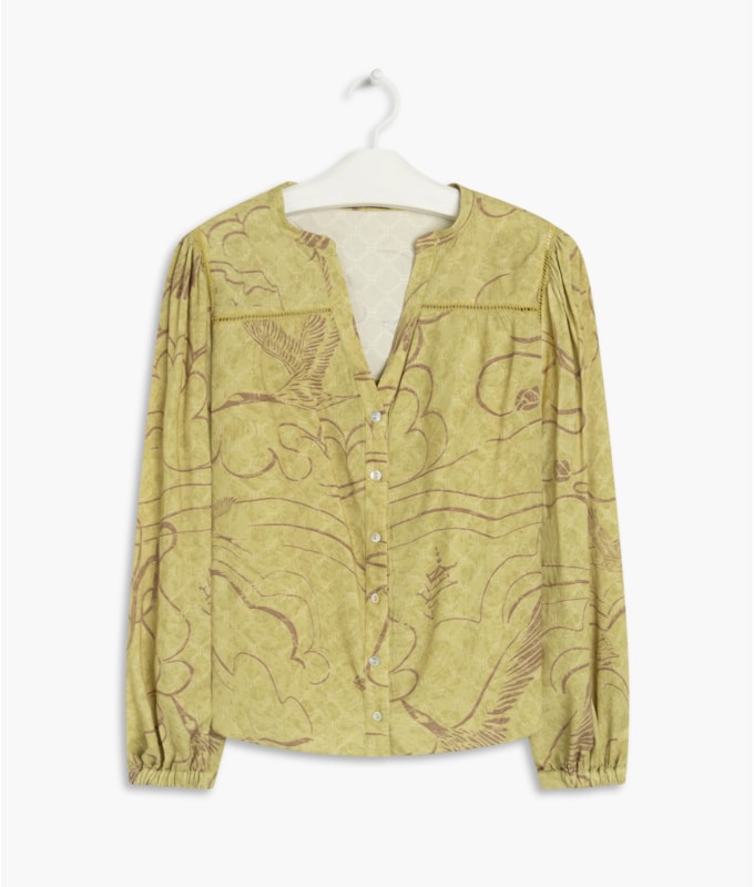 Blusa Pauli Crane Bamboo