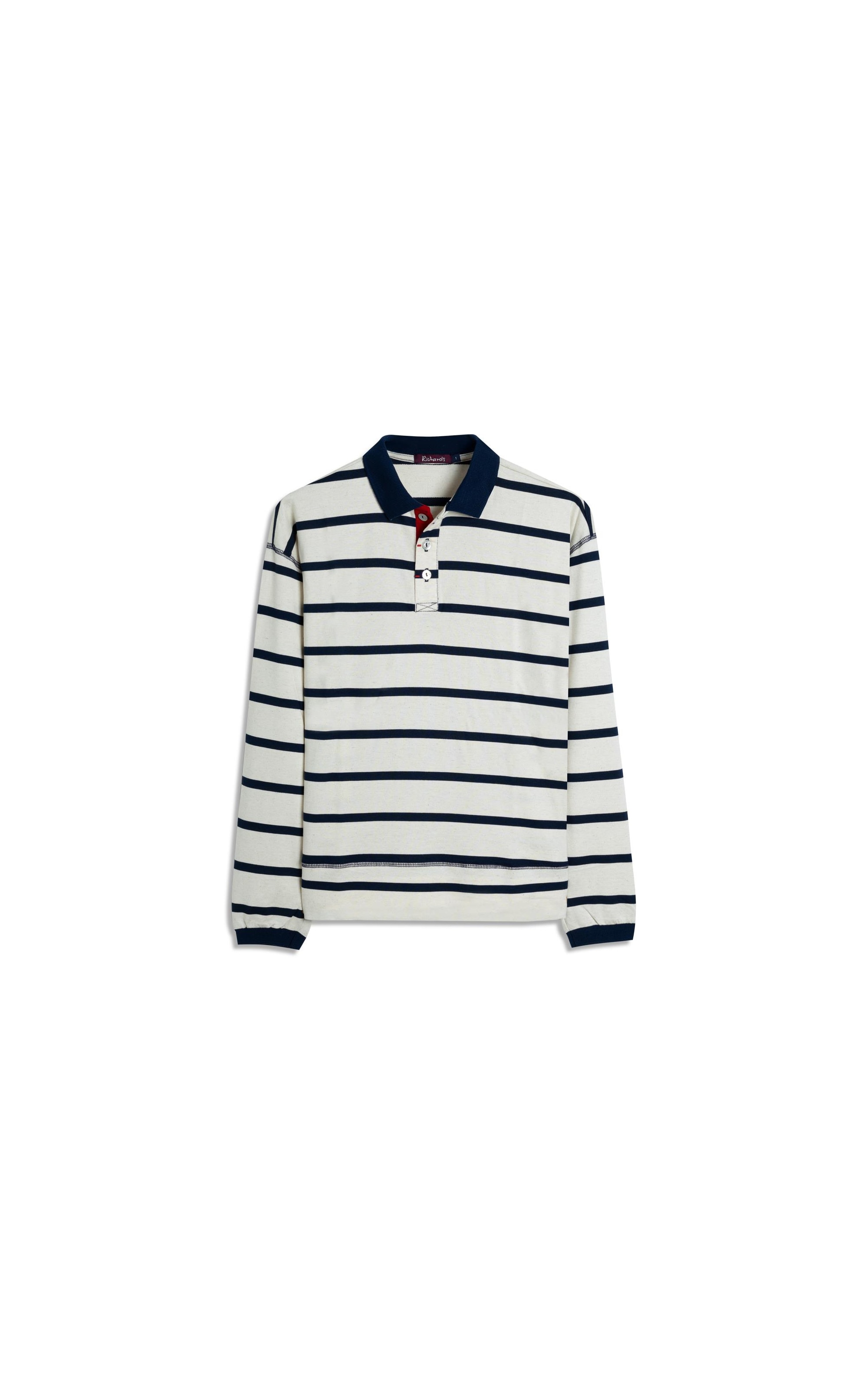 Blusa Polo Caterina Listrado Lb Dark Navy