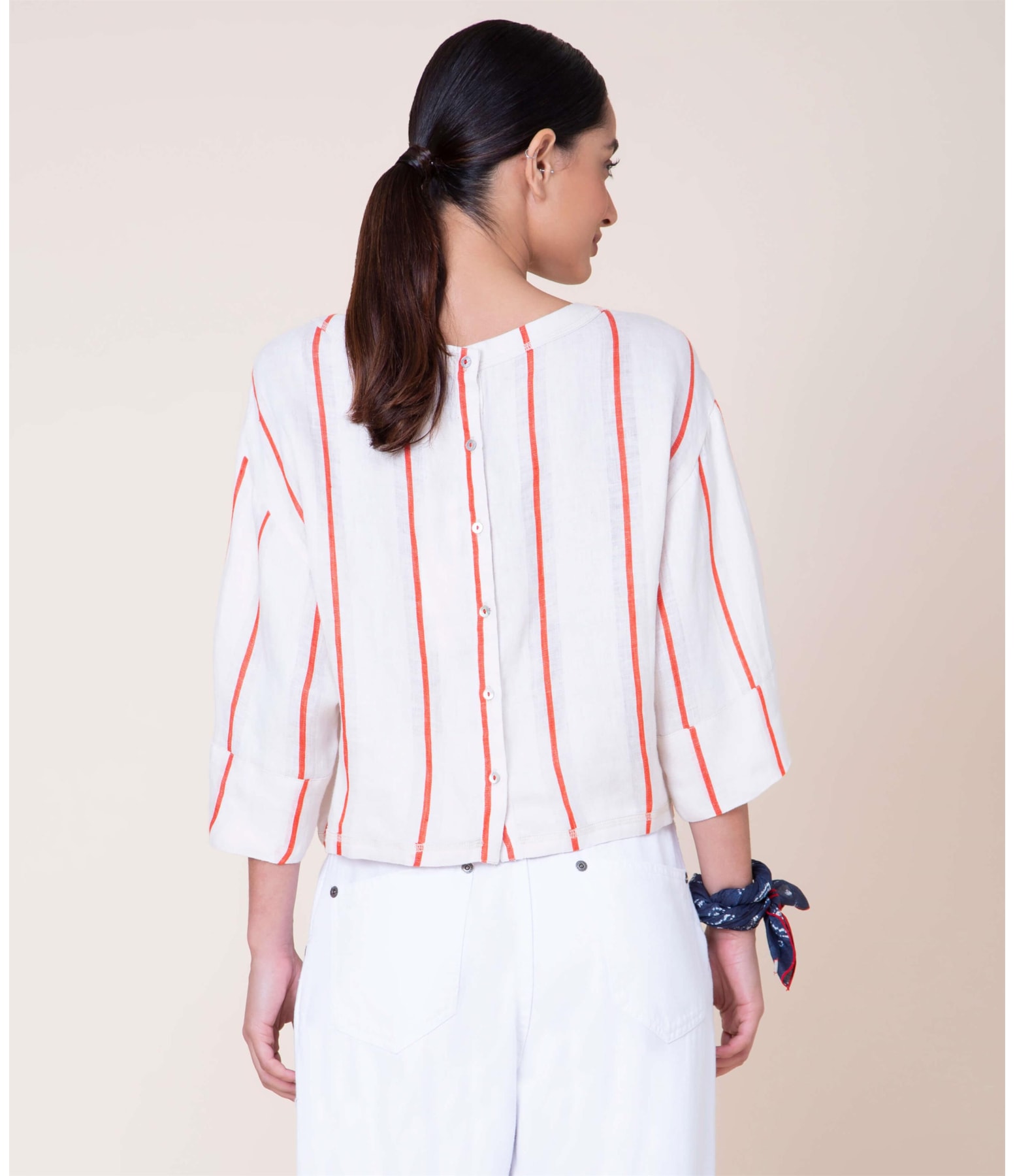 Blusa  Puro Linho  Adália Laranja