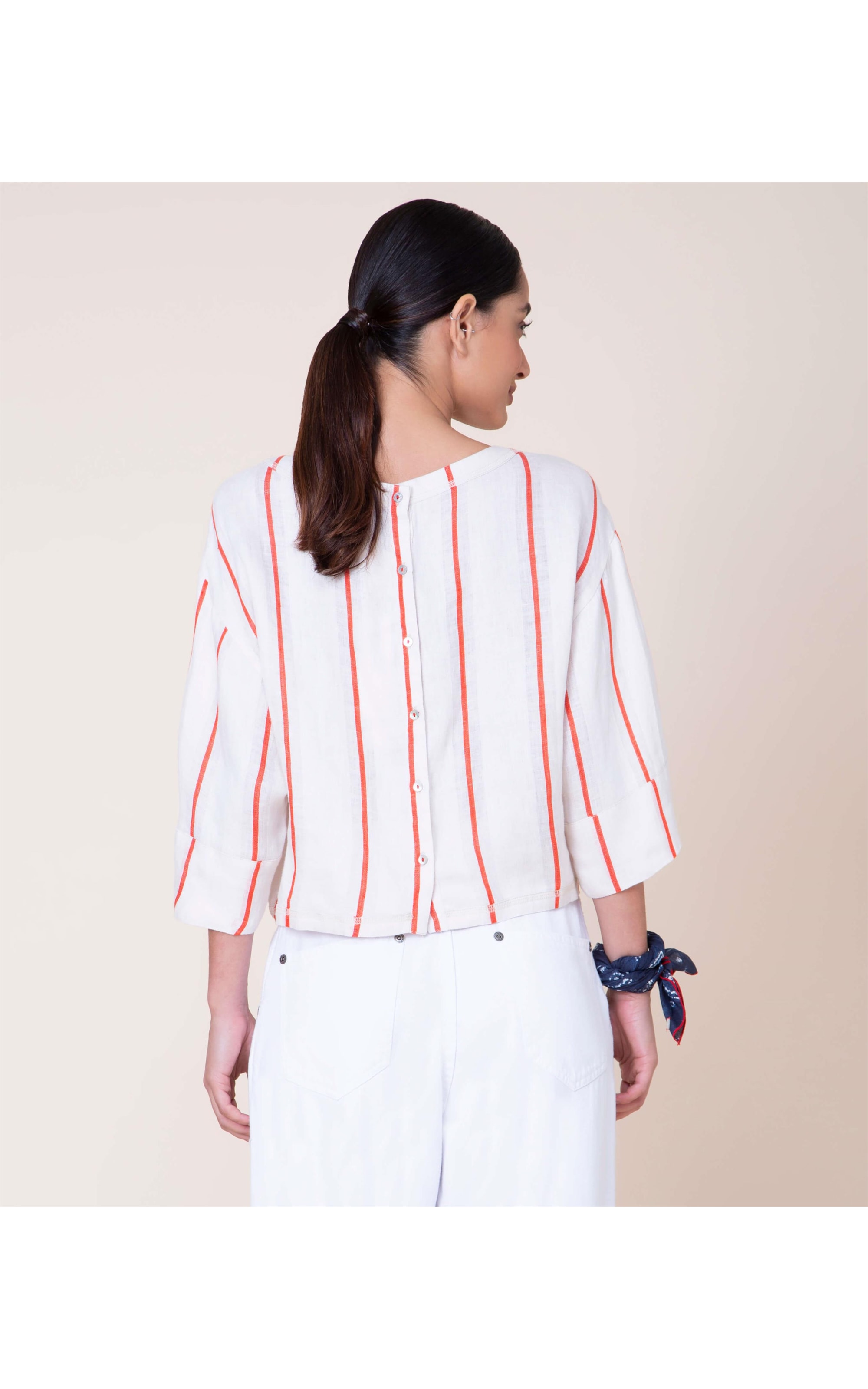 Blusa  Puro Linho  Adália Laranja