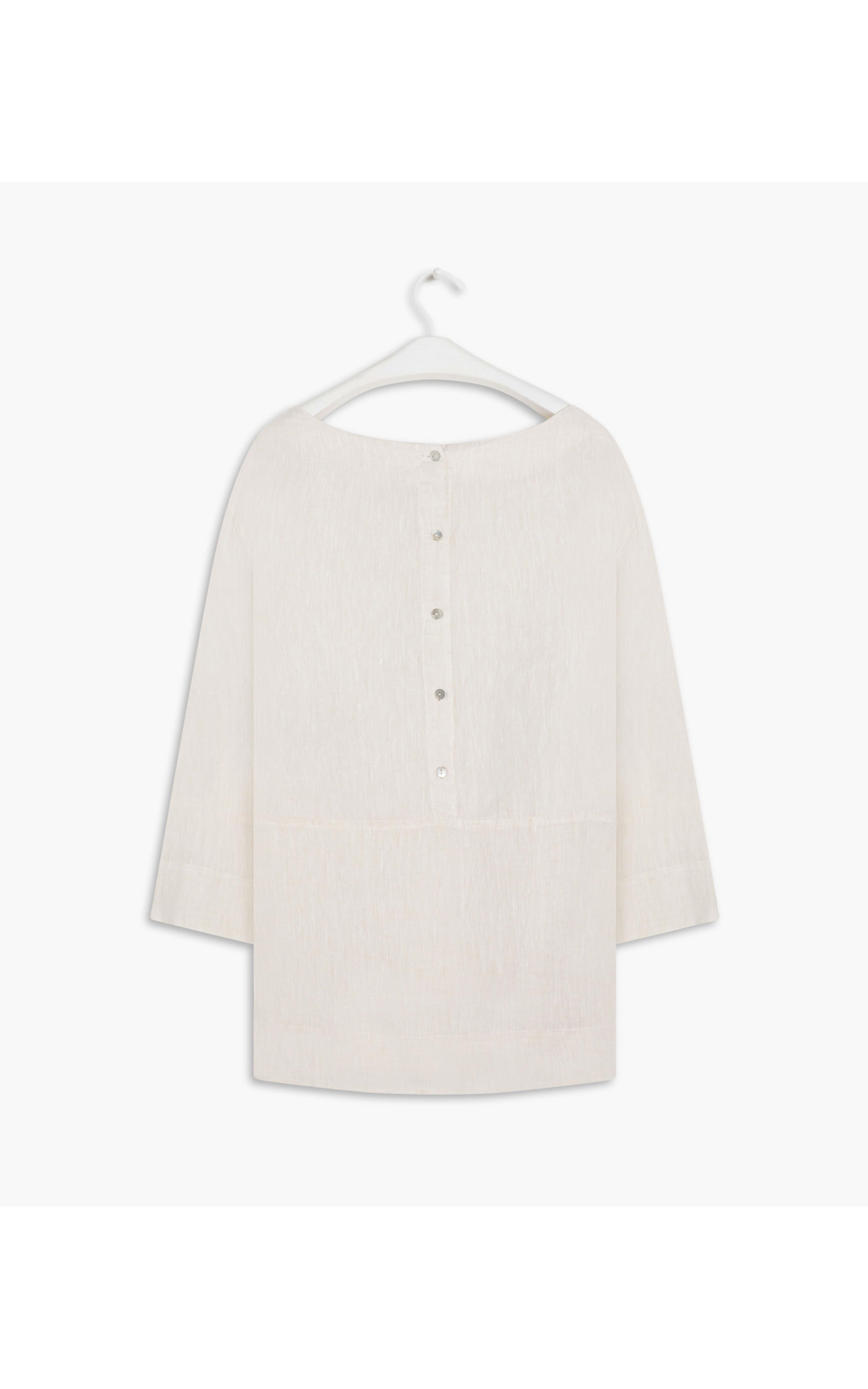 Blusa Puro Linho  Bia Natural