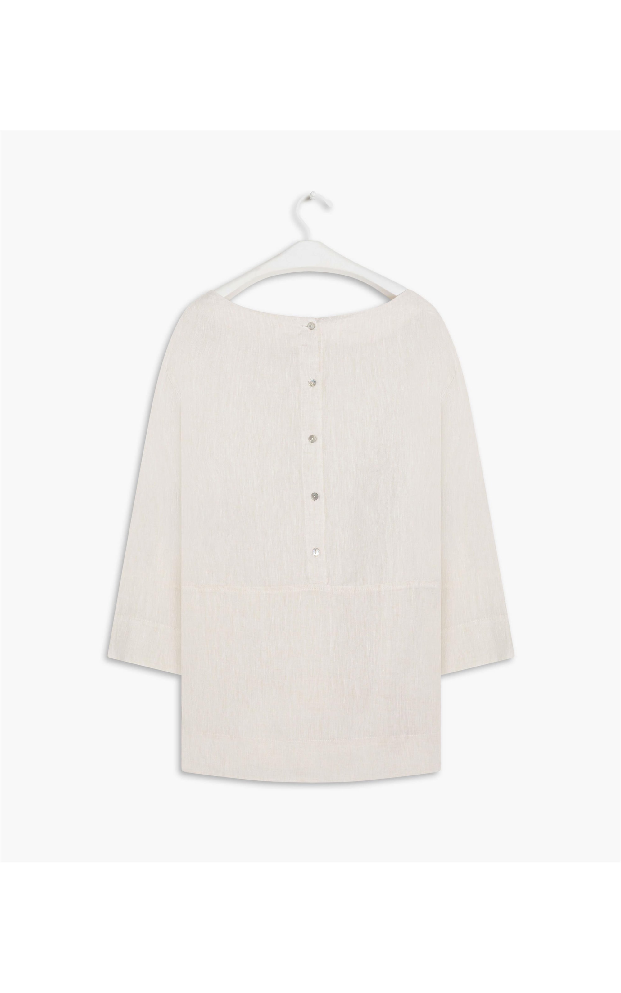 Blusa  Puro Linho  Bia Natural