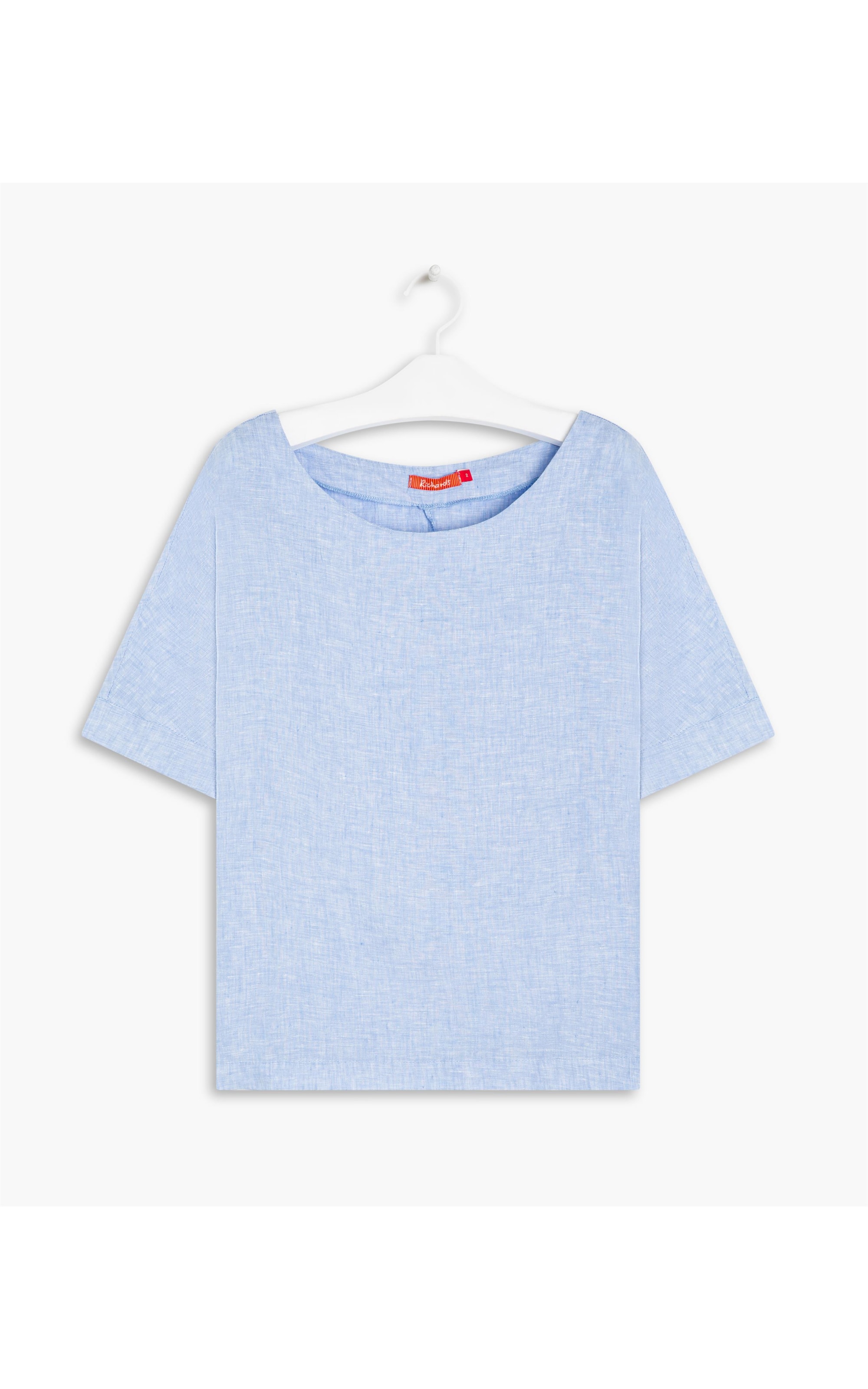 Blusa  Puro Linho  Lola Azul Chofer