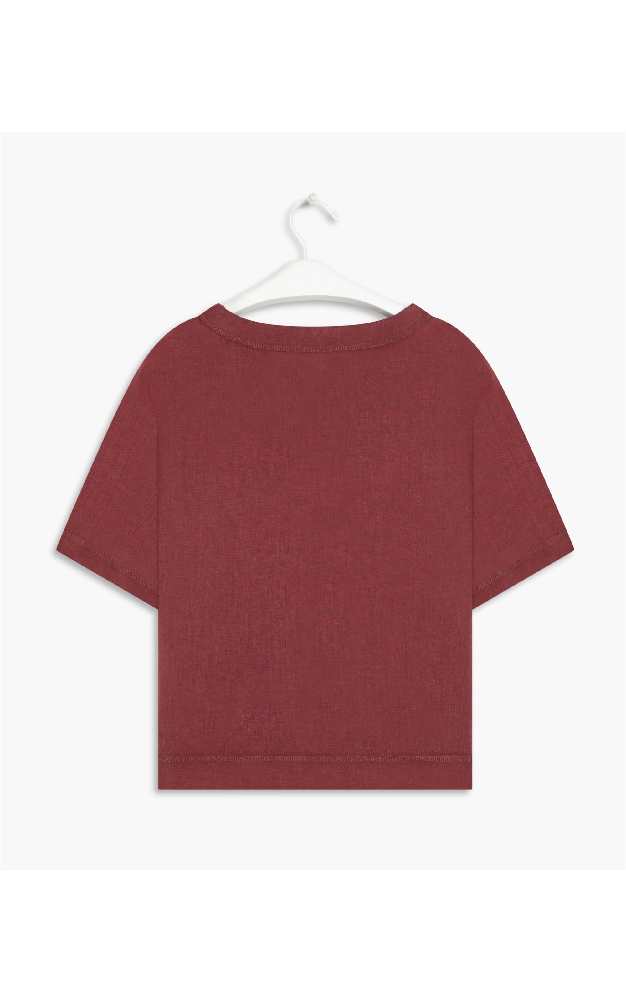 Blusa Puro Linho  Lola Bordeaux
