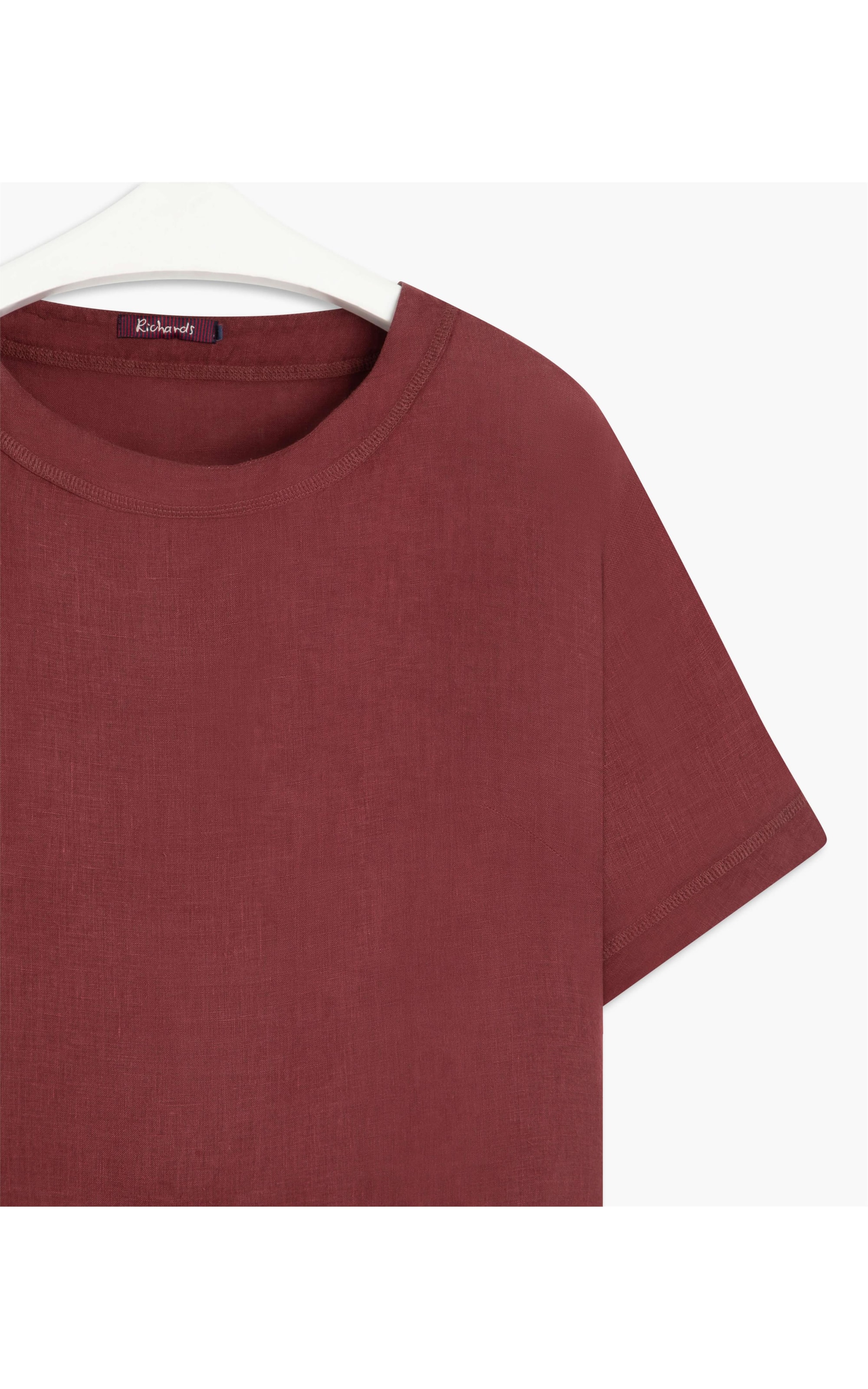 Blusa Puro Linho  Lola Bordeaux
