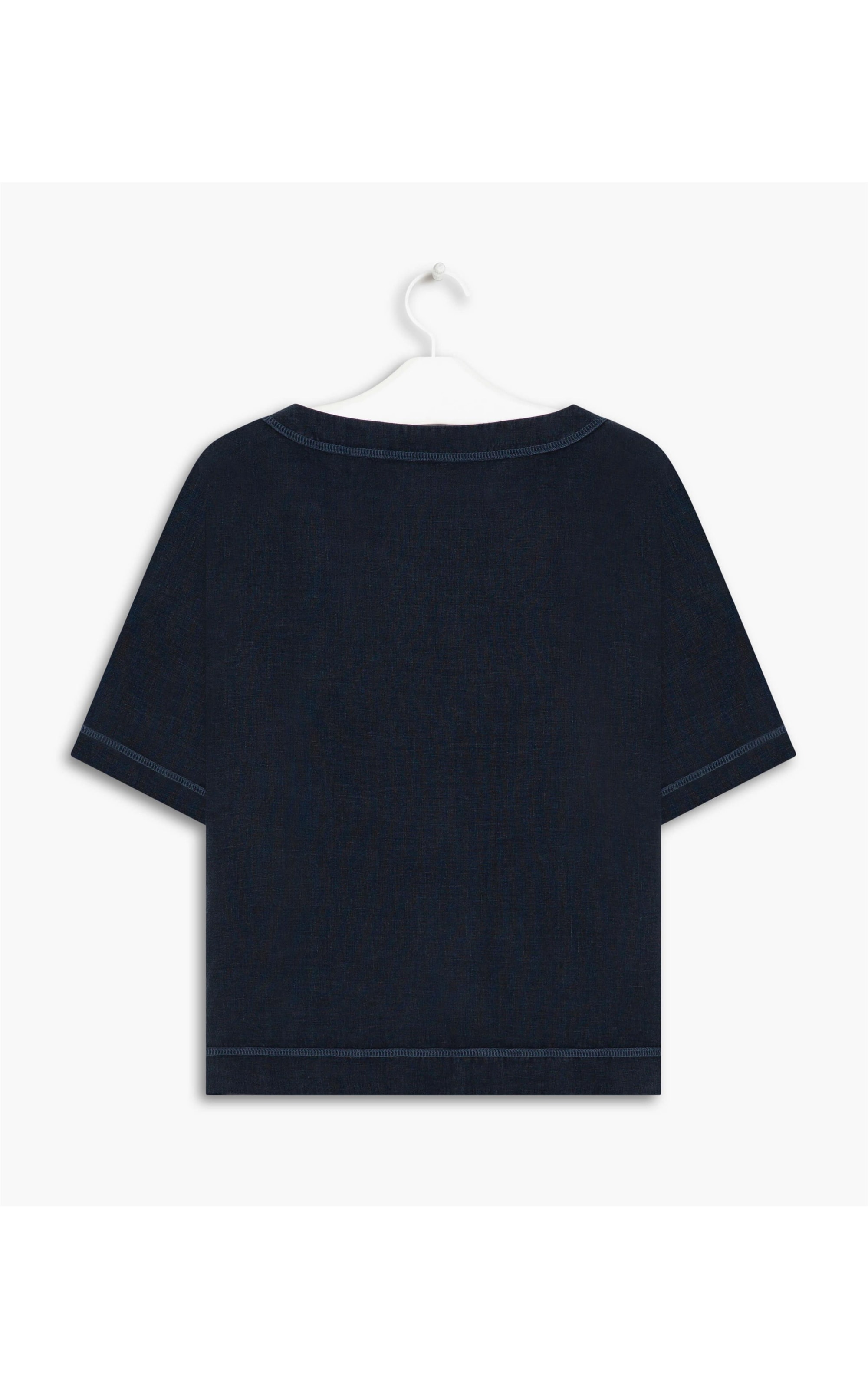 Blusa  Puro Linho Lola  Gd Dark Navy