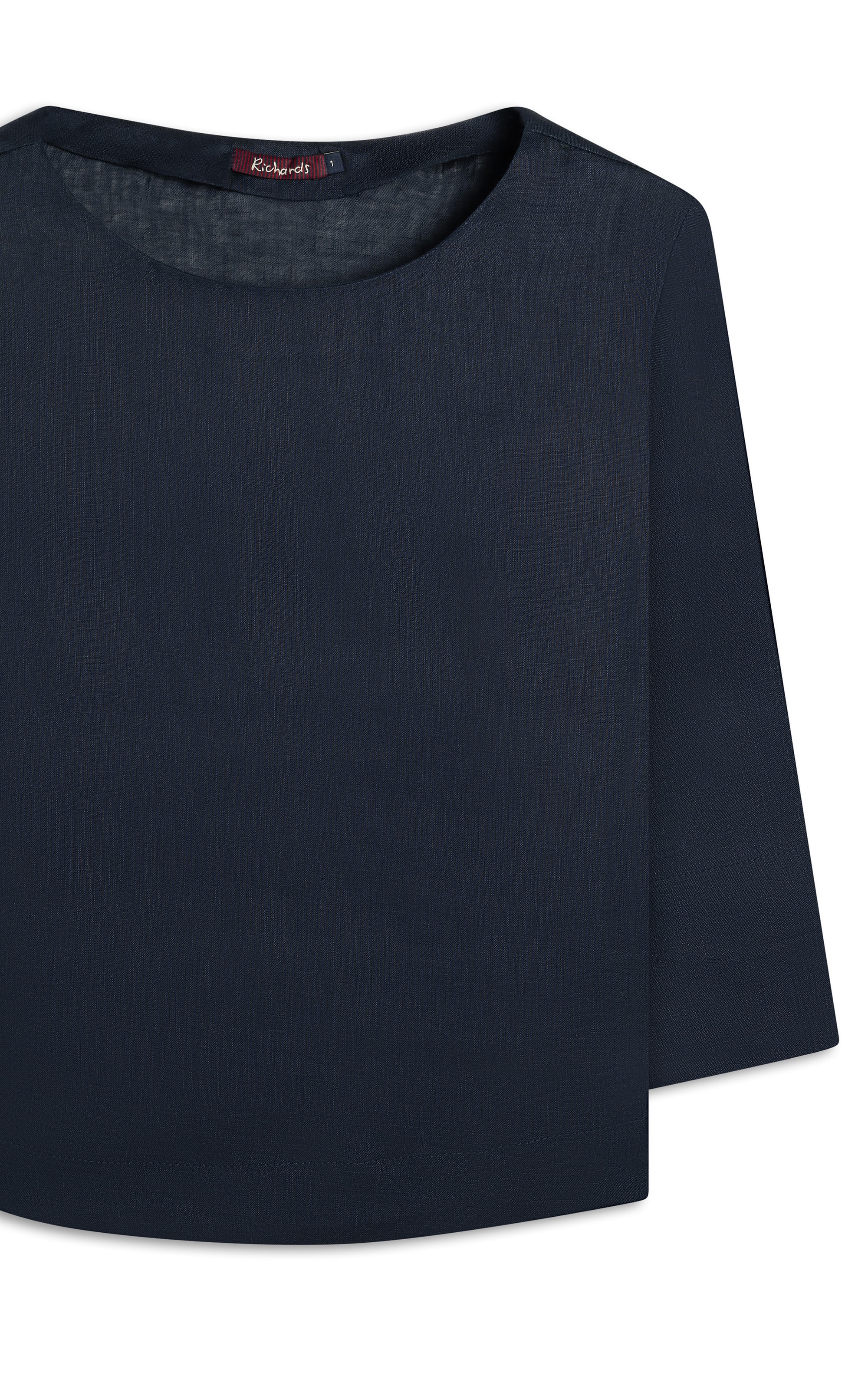 Blusa  Puro Linho Nadine Dark Navy