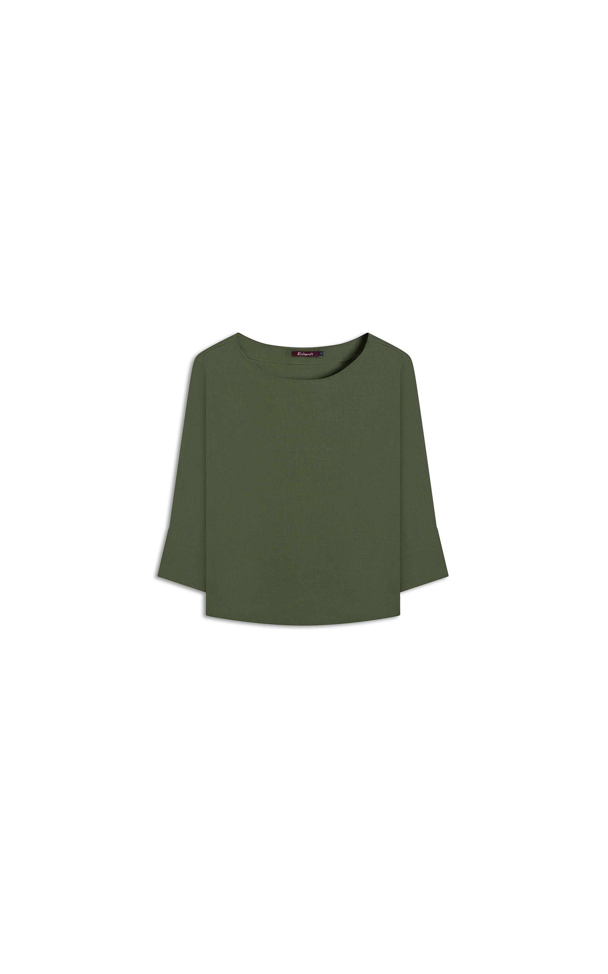 Blusa  Puro Linho Nadine Verde Army