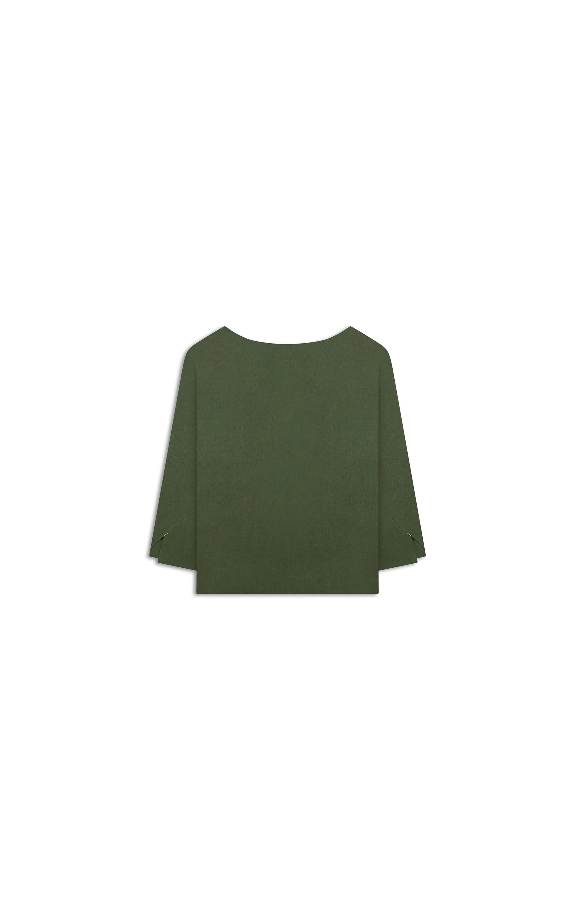 Blusa  Puro Linho Nadine Verde Army