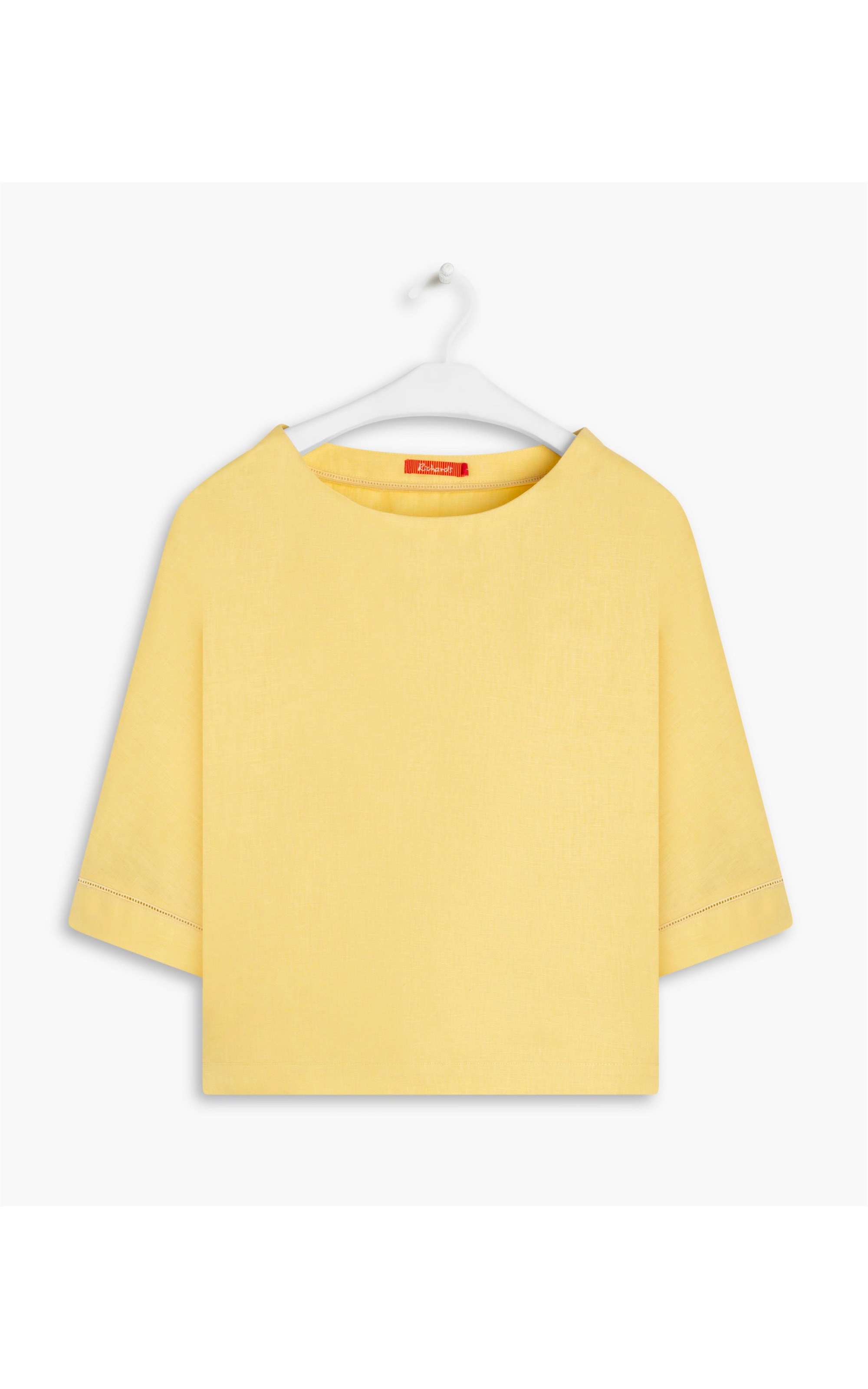 Blusa  Puro Linho  Sierra  Amarelo
