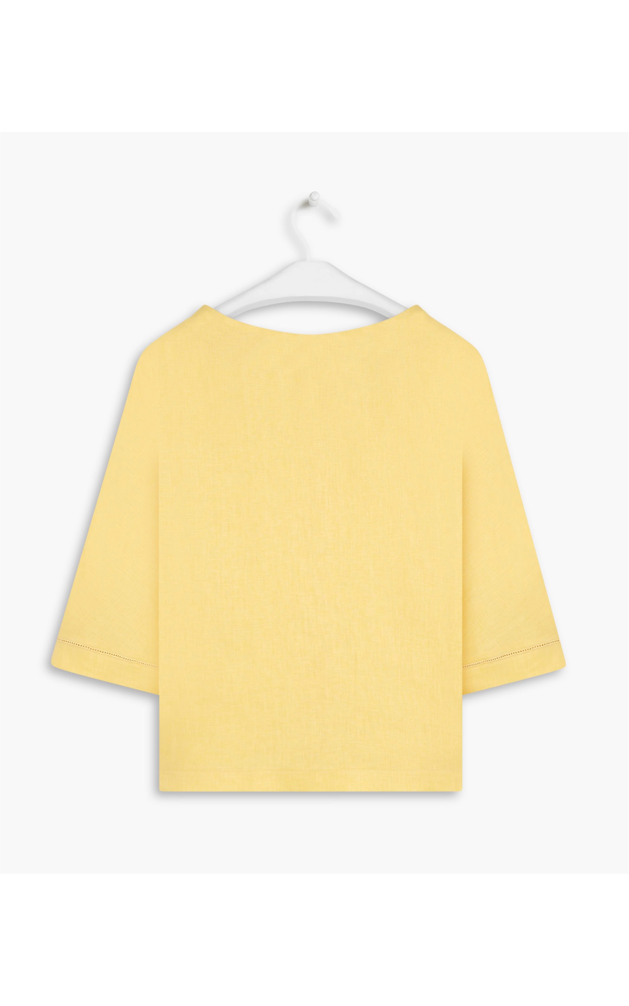 Blusa  Puro Linho  Sierra  Amarelo