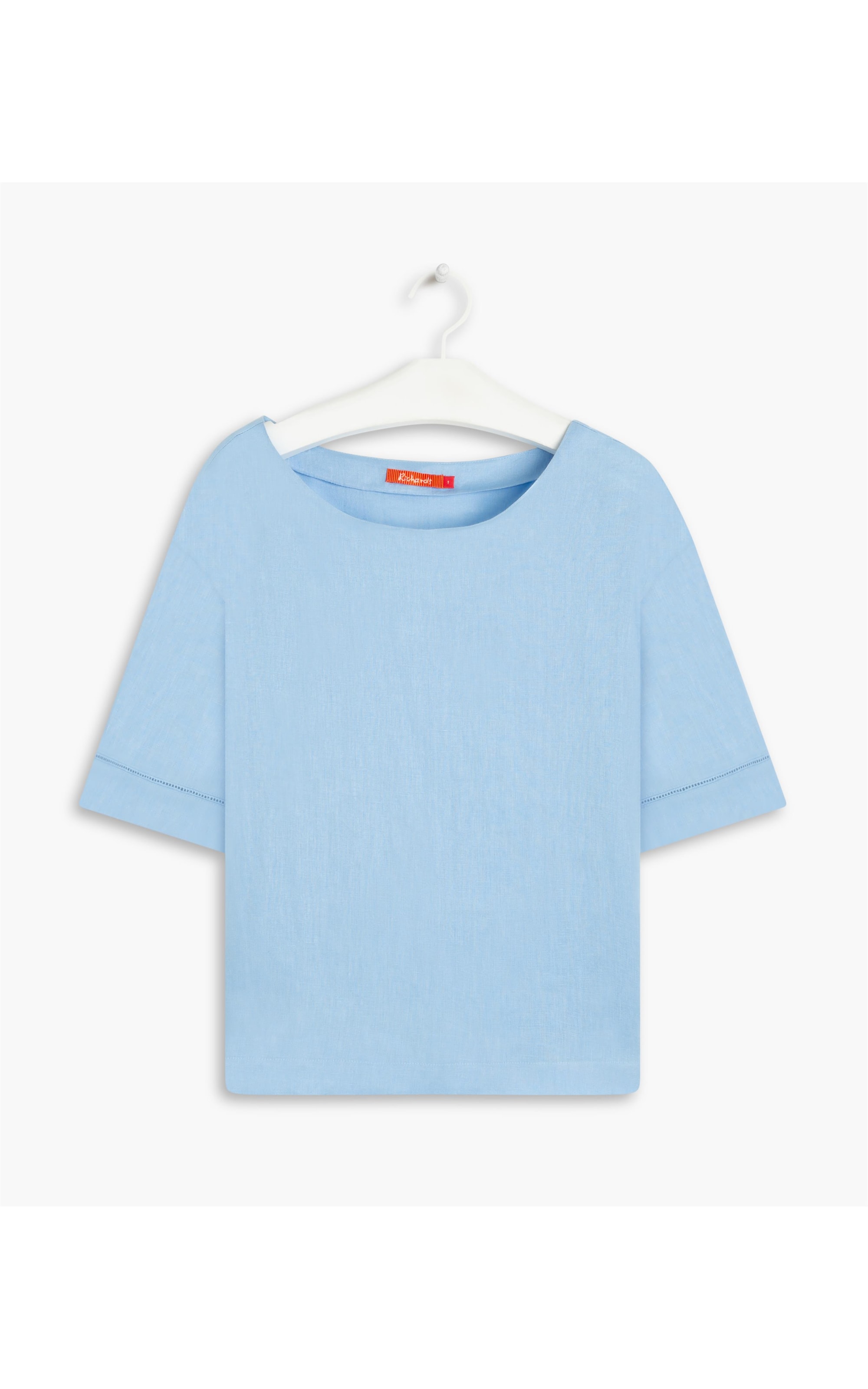 Blusa  Puro Linho  Sierra Azul Claro