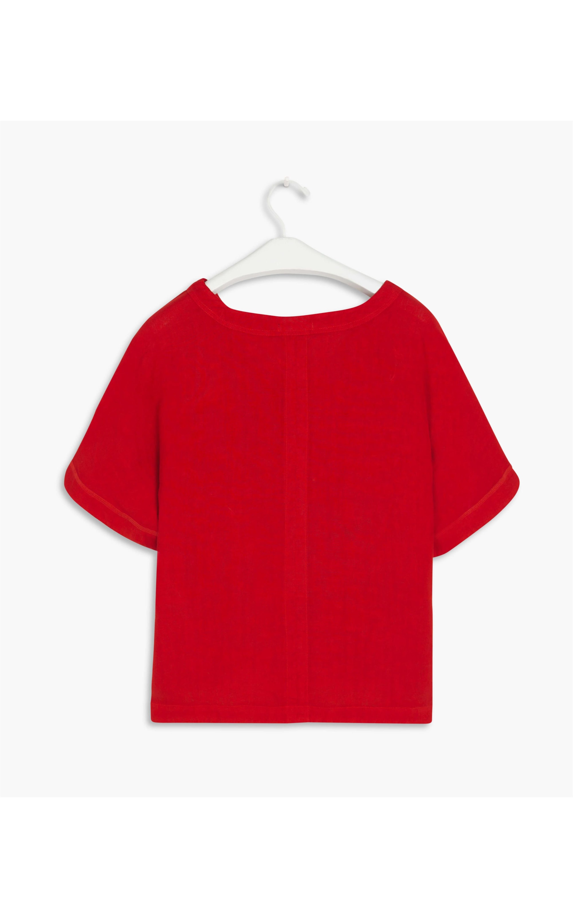 Blusa Puro Linho  Tana Vermelho