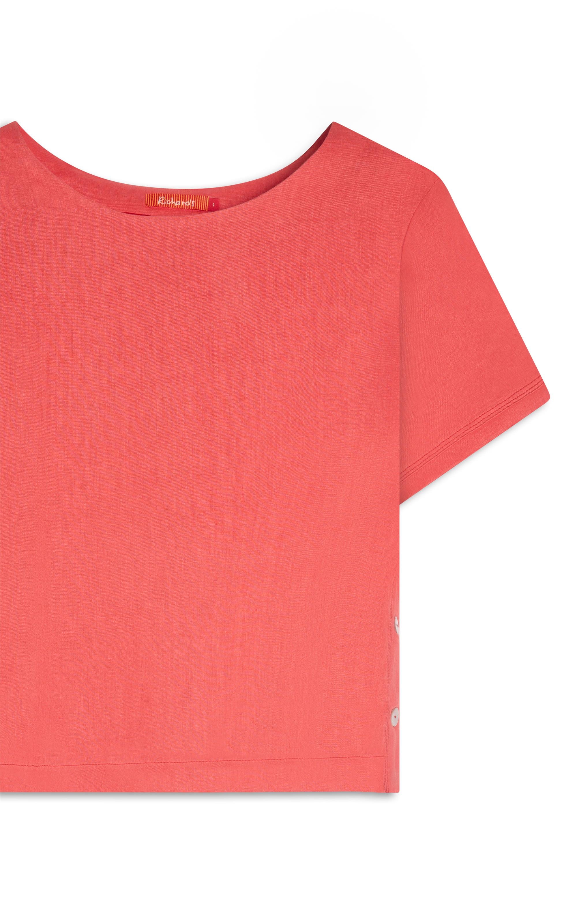 Blusa  Puro Linho Tannie Coral