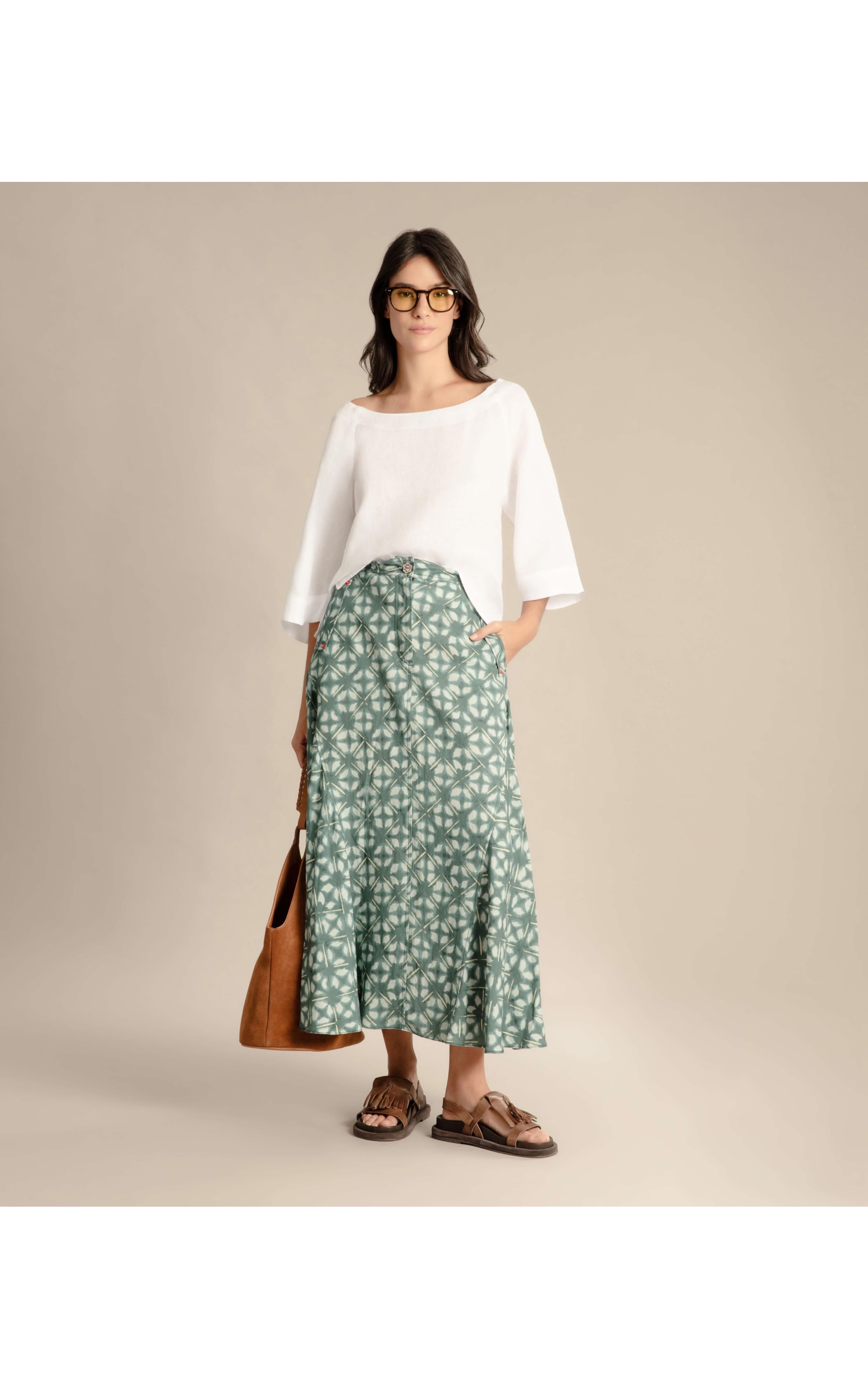 Blusa  Puro Linho  Tilia Branco
