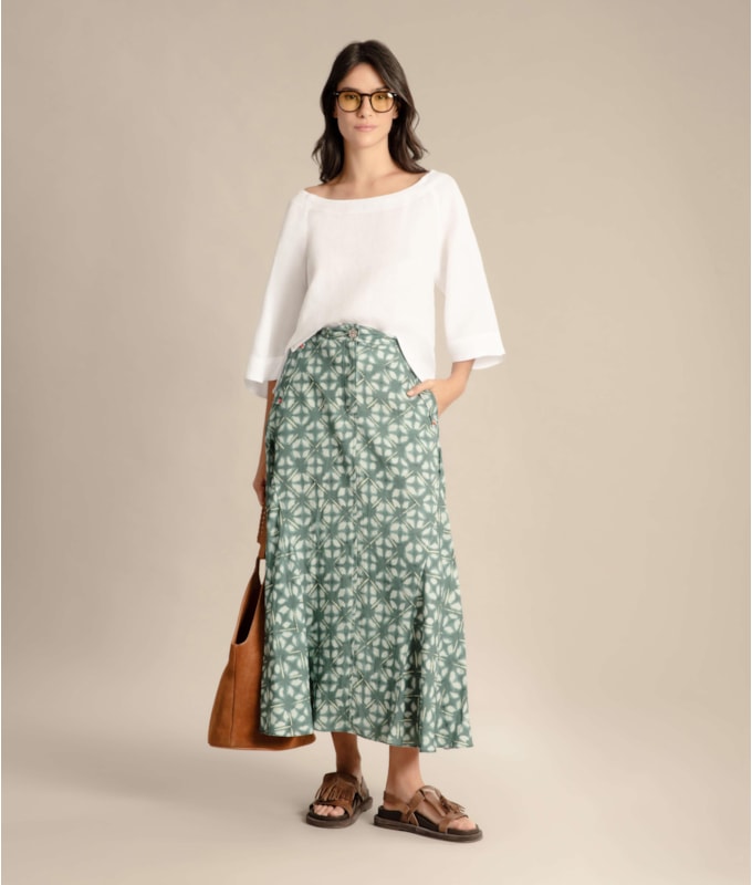 Blusa  Puro Linho  Tilia Branco