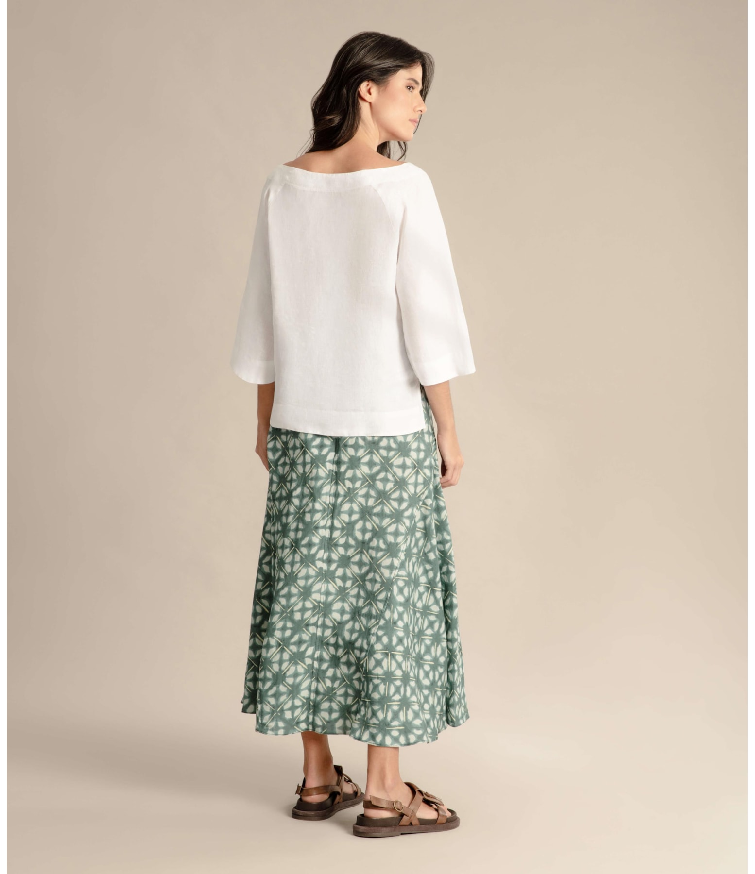 Blusa  Puro Linho  Tilia Branco