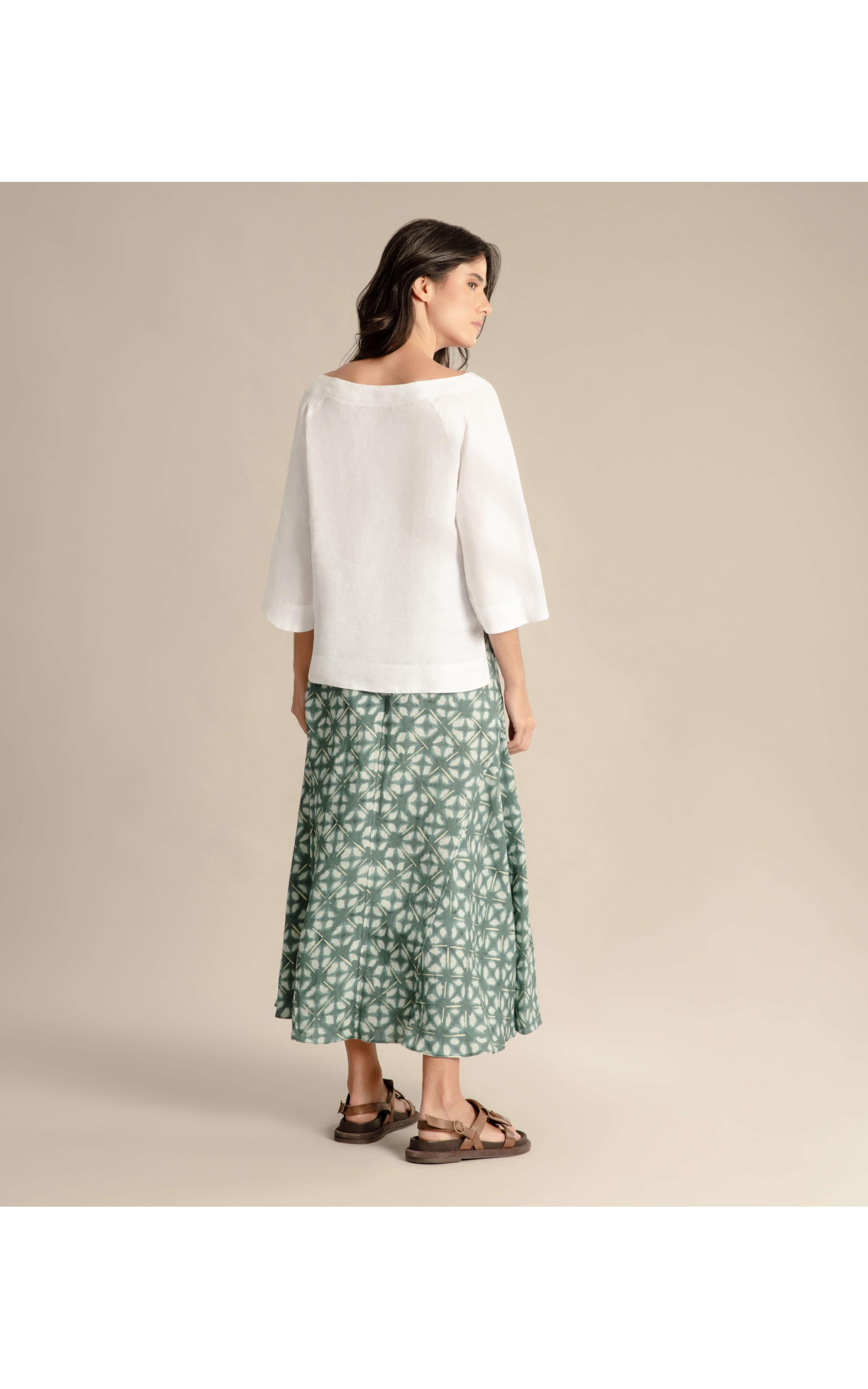 Blusa  Puro Linho  Tilia Branco