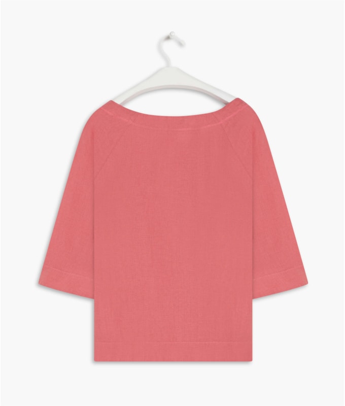 Blusa  Puro Linho  Tilia Goiaba
