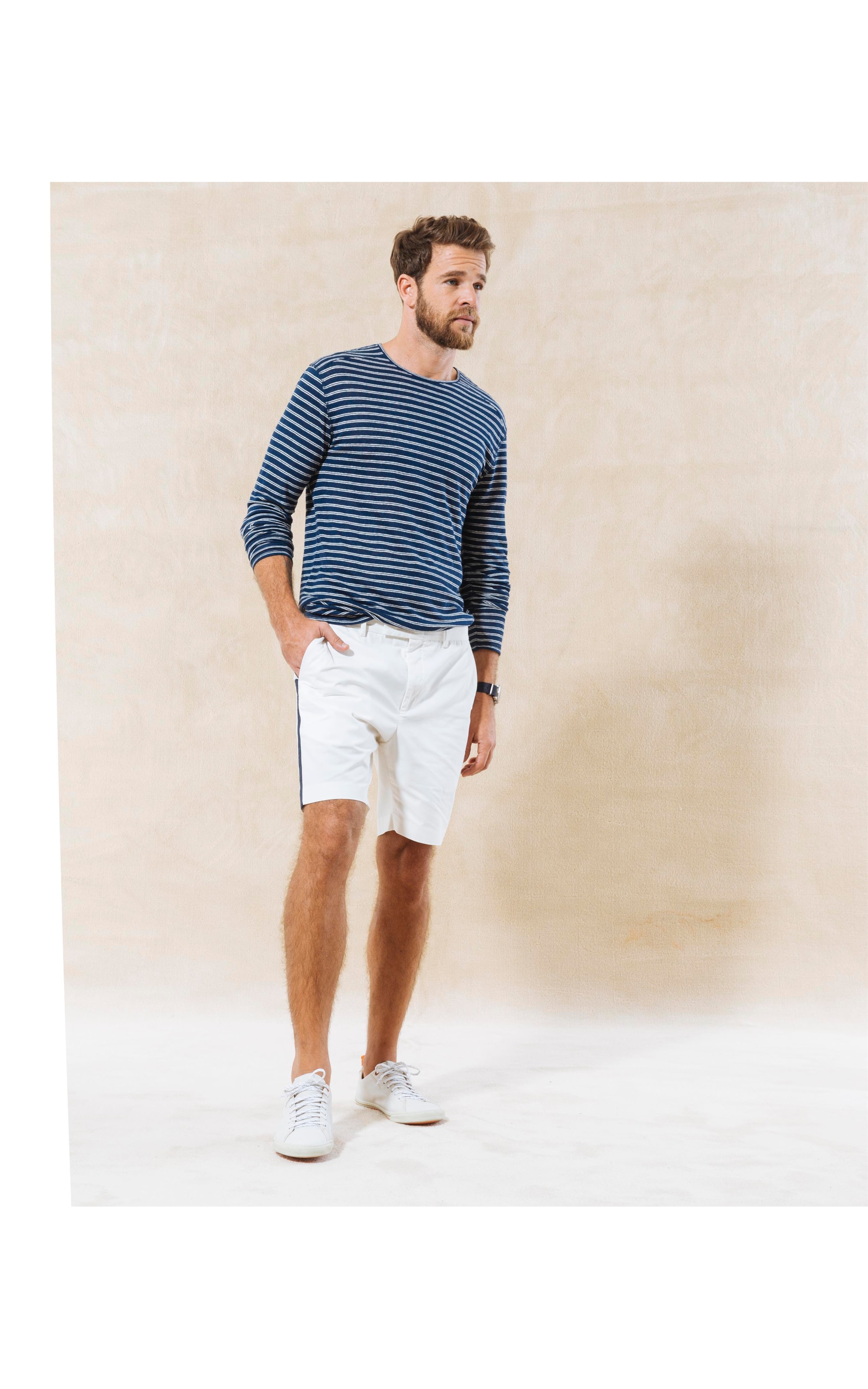 Blusa  Puro Linho Tucuns Azul Marinho