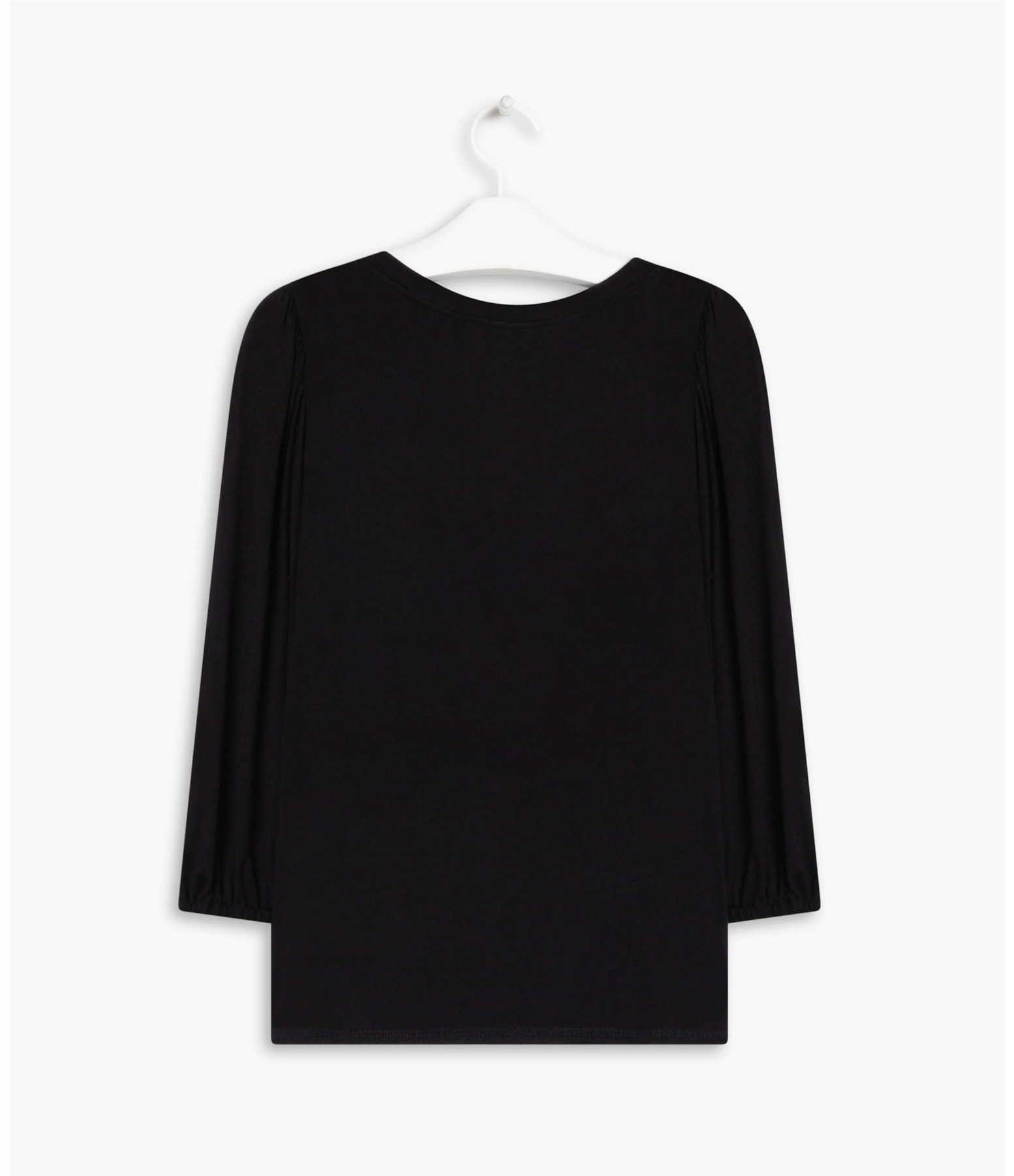 Blusa Rosalia Lisa Soft Mesh Preto