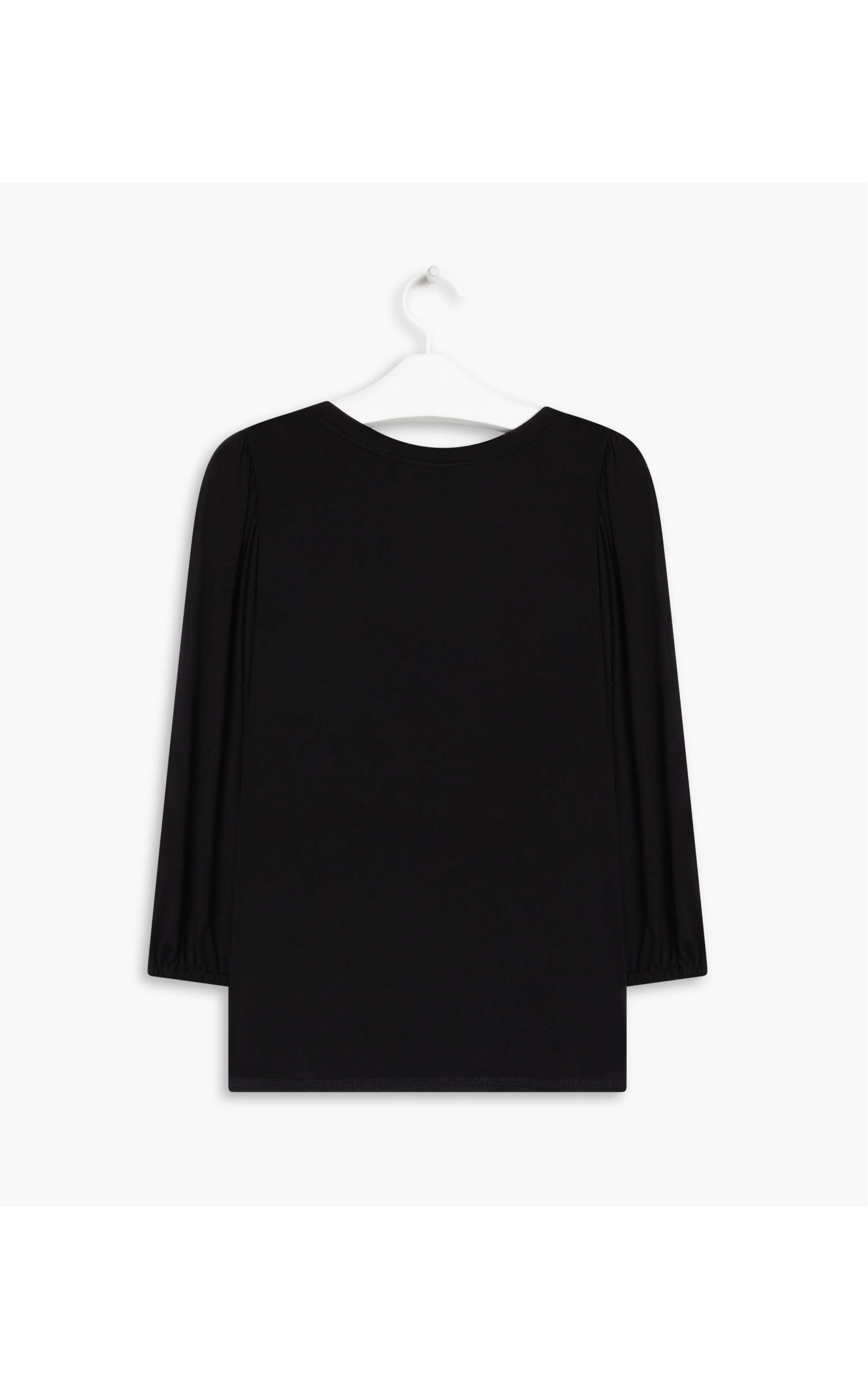 Blusa Rosalia Lisa Soft Mesh Preto
