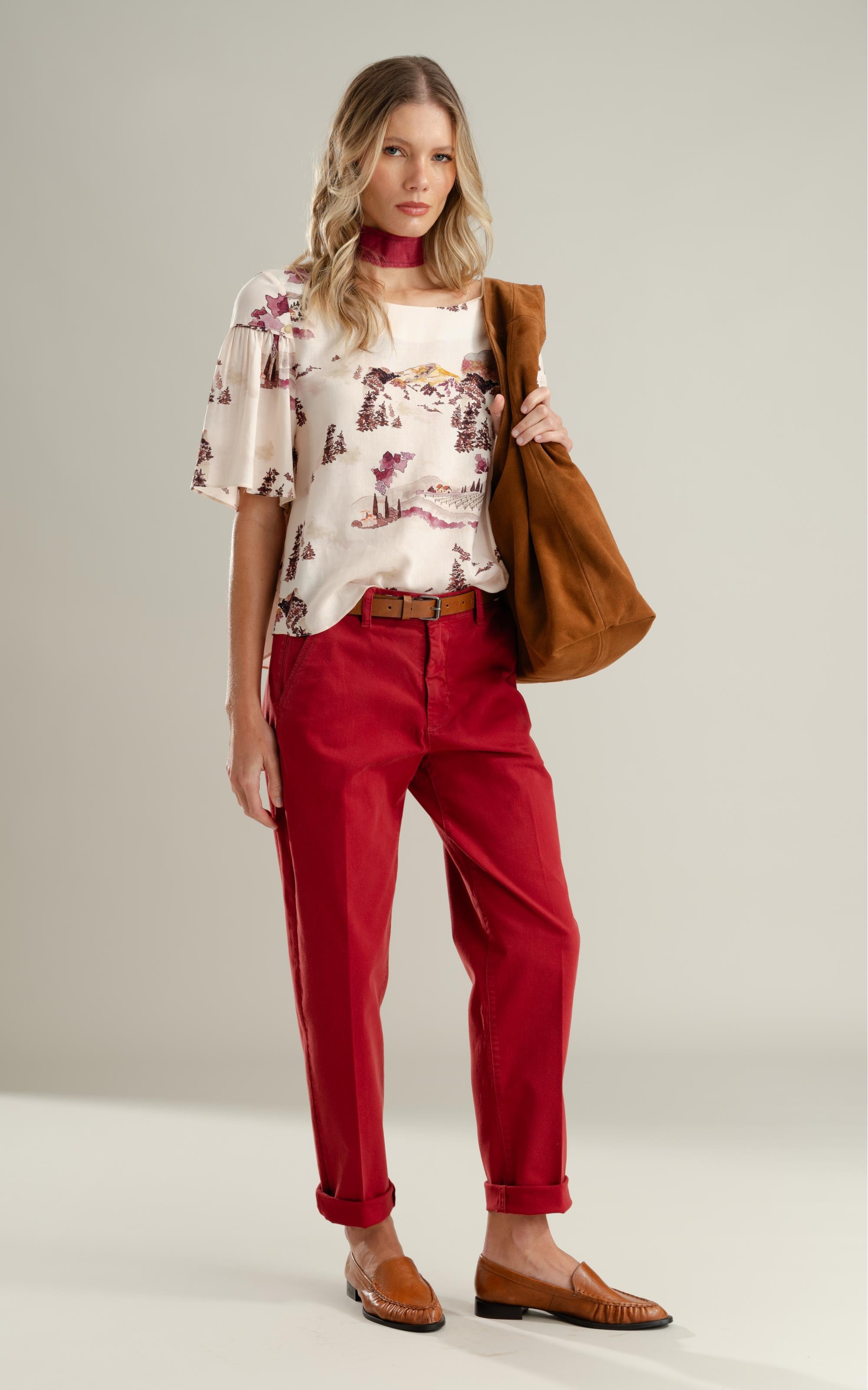 Blusa Serena Vineyard Linho Blend Natural