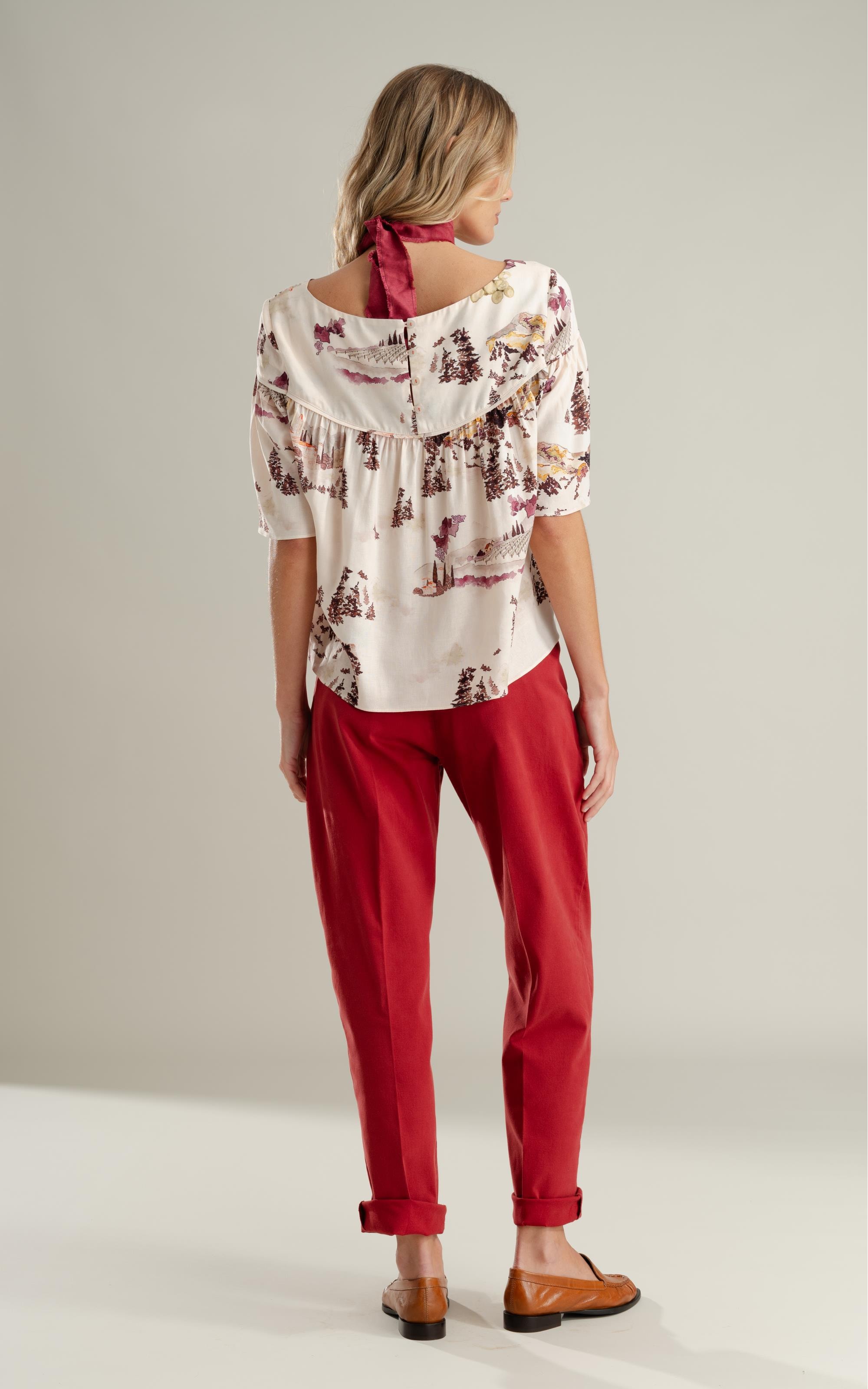 Blusa Serena Vineyard Linho Blend Natural