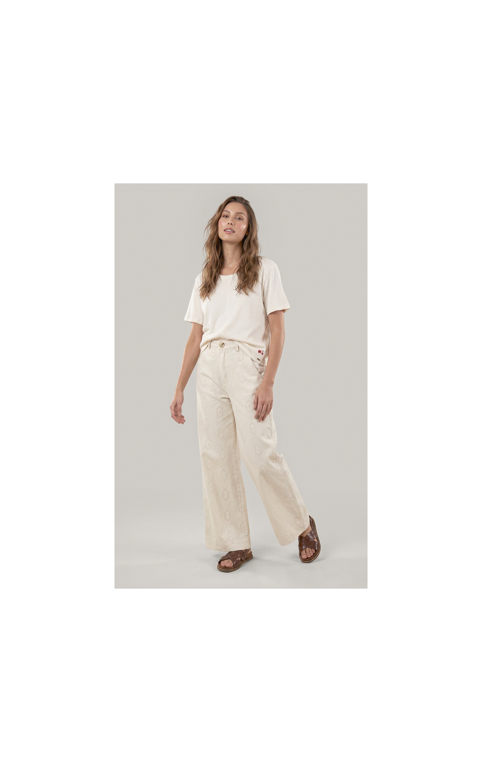 Blusa Siena Bordado Lambreta Lisa Mc Branco