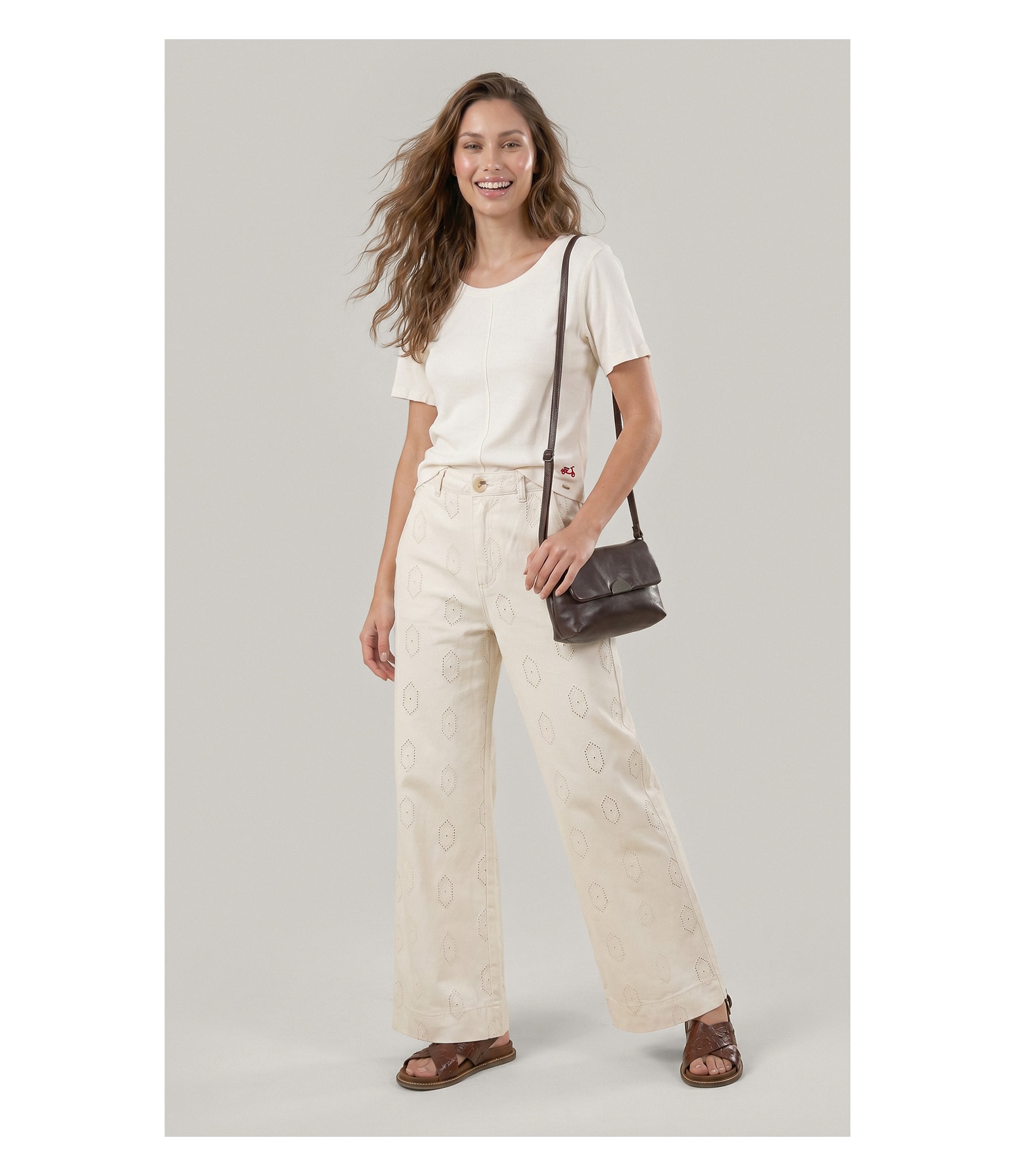 Blusa Siena Bordado Lambreta Lisa Mc Branco