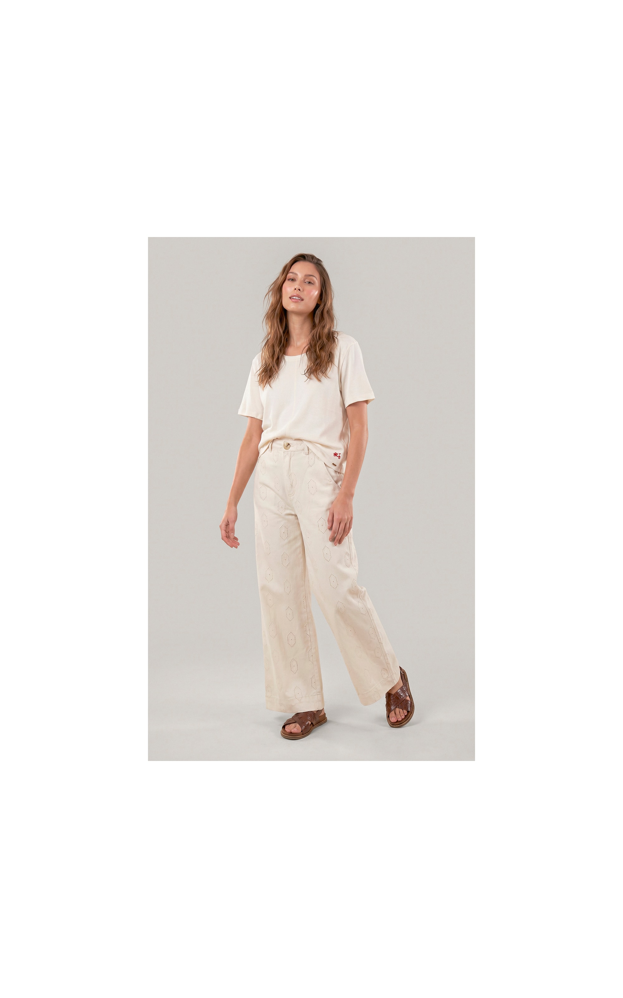 Blusa Siena Bordado Lambreta Lisa Mc Branco
