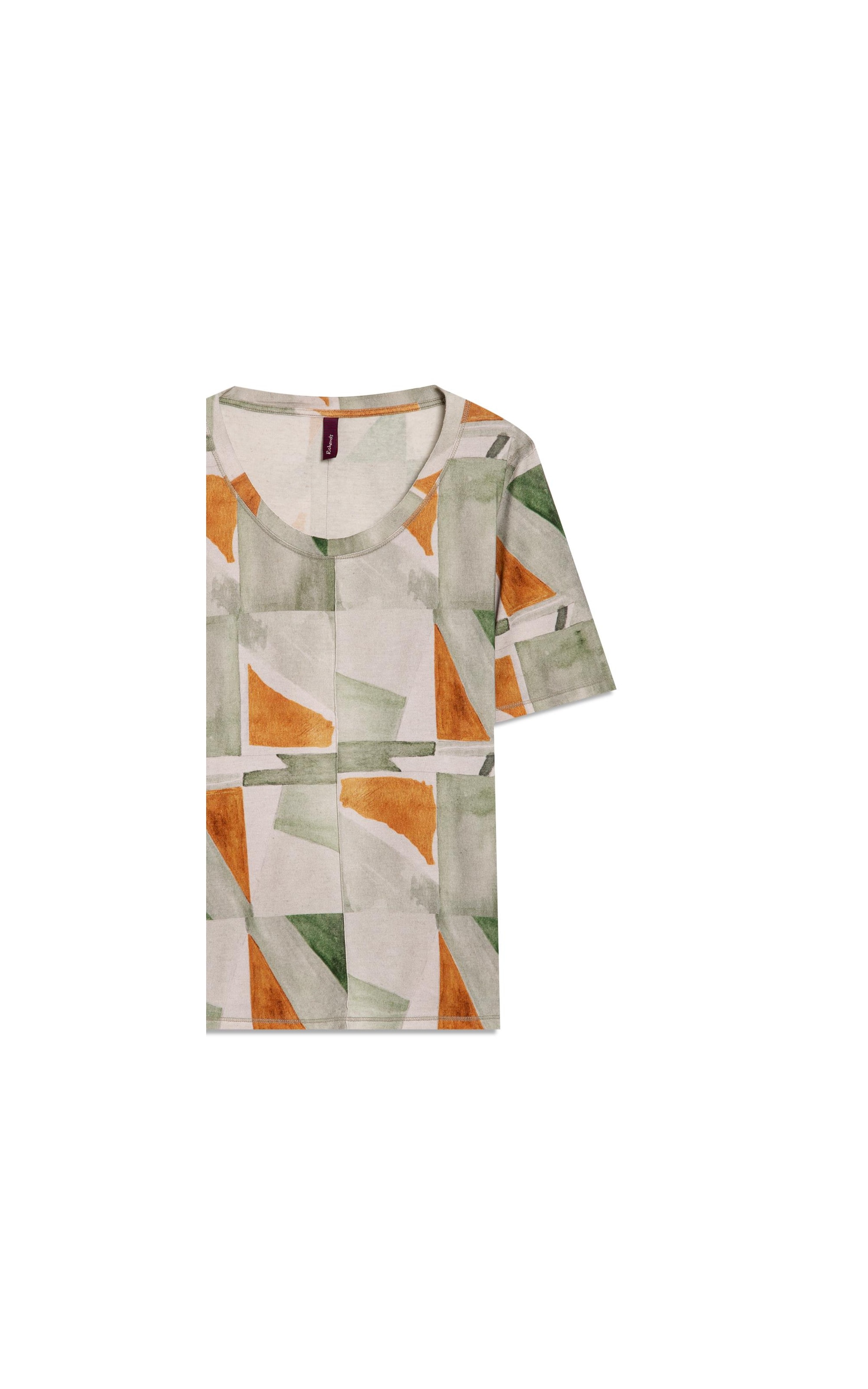 Blusa Siena Estampa Mosaico Lb Verde Army