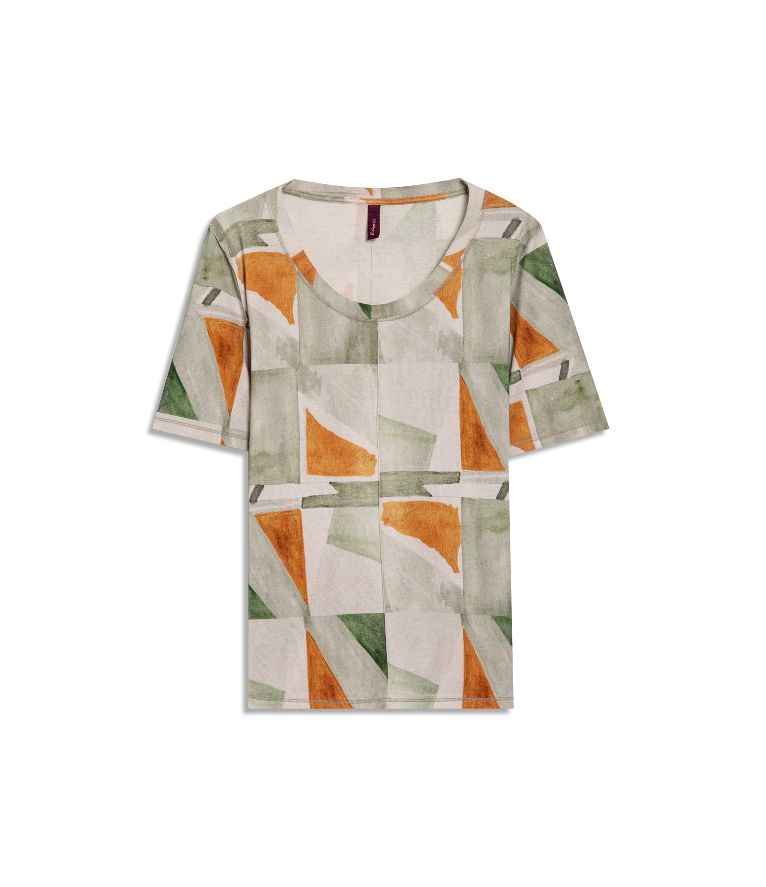 Blusa Siena Estampa Mosaico Verde Army