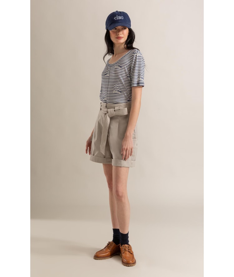 Blusa Siena Estampa Sailer Stripes Lb Marinho