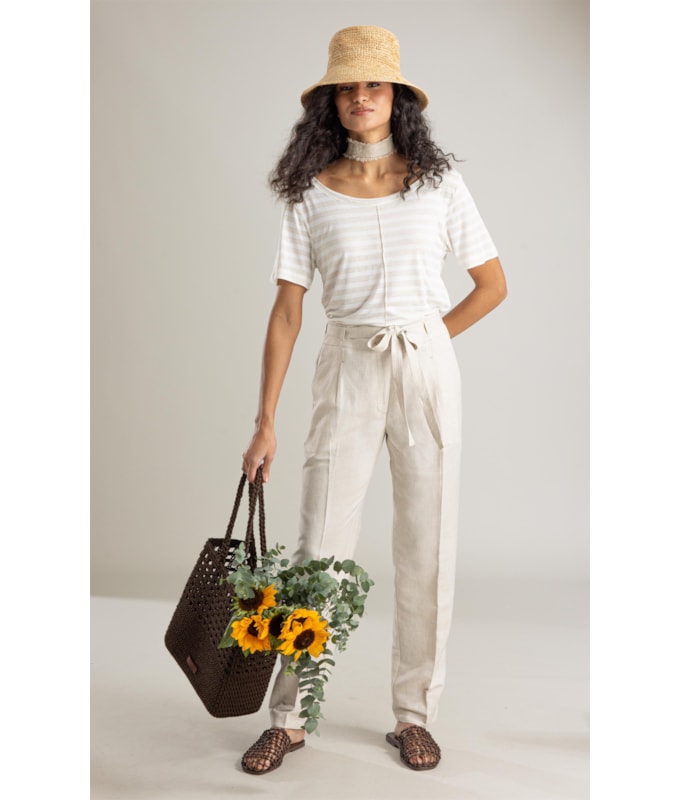 Blusa Siena Listrada  Lb Off White