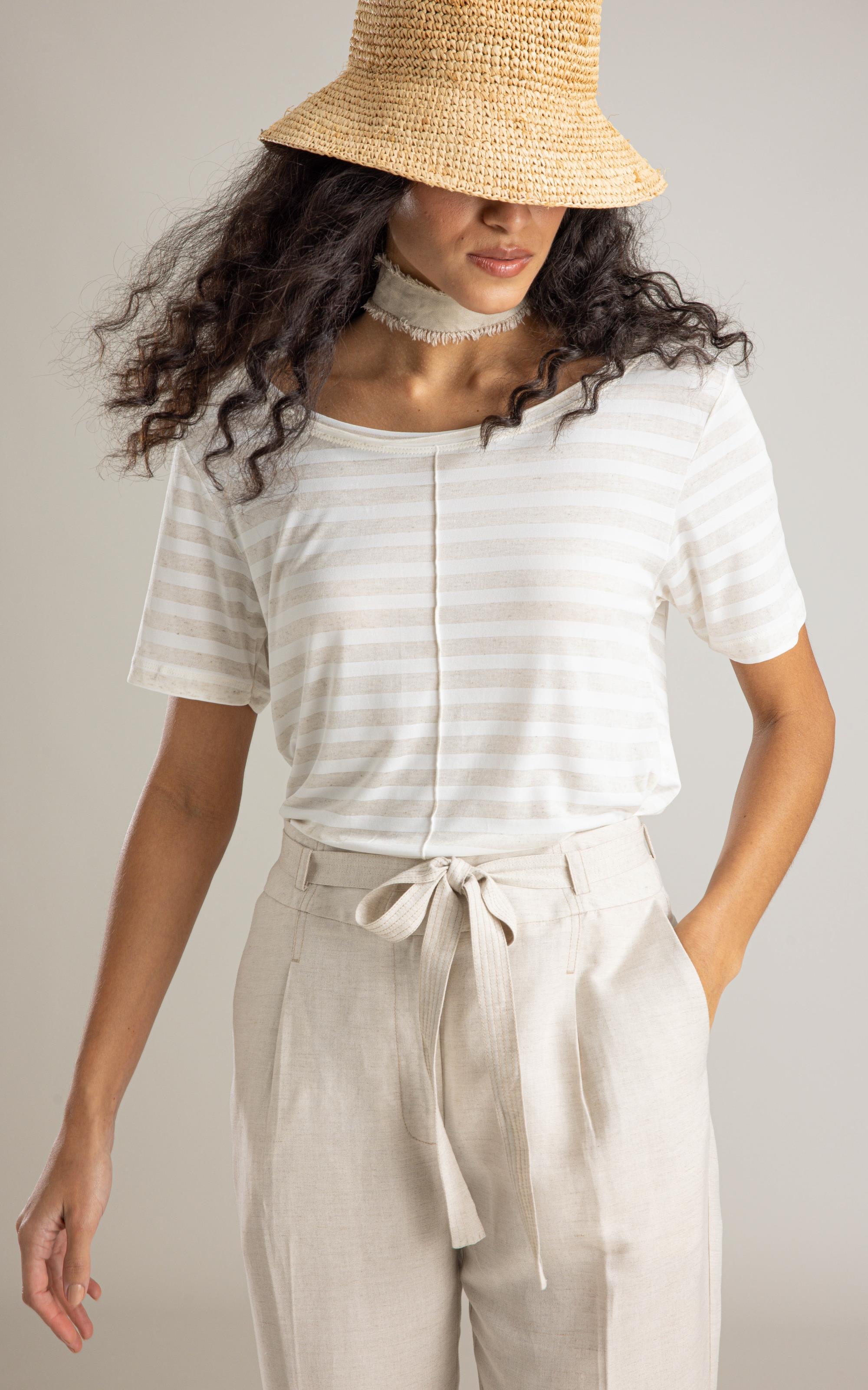 Blusa Siena Listrada  Lb Off White