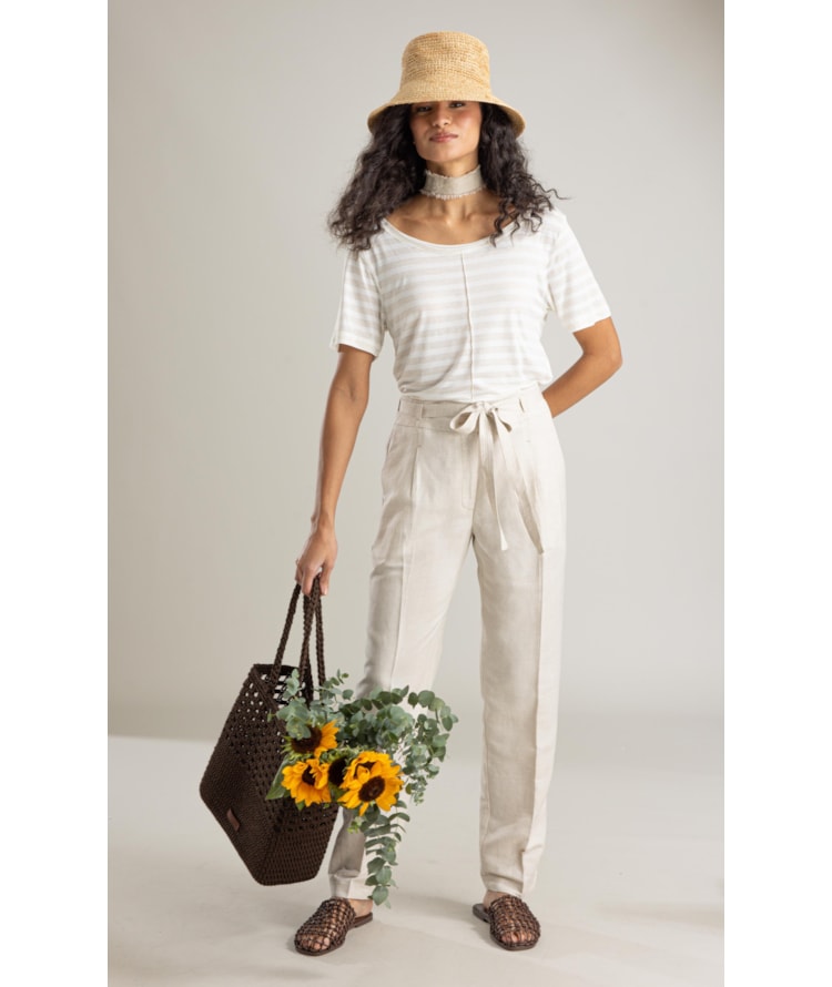 Blusa Siena Listrada  Lb Off White