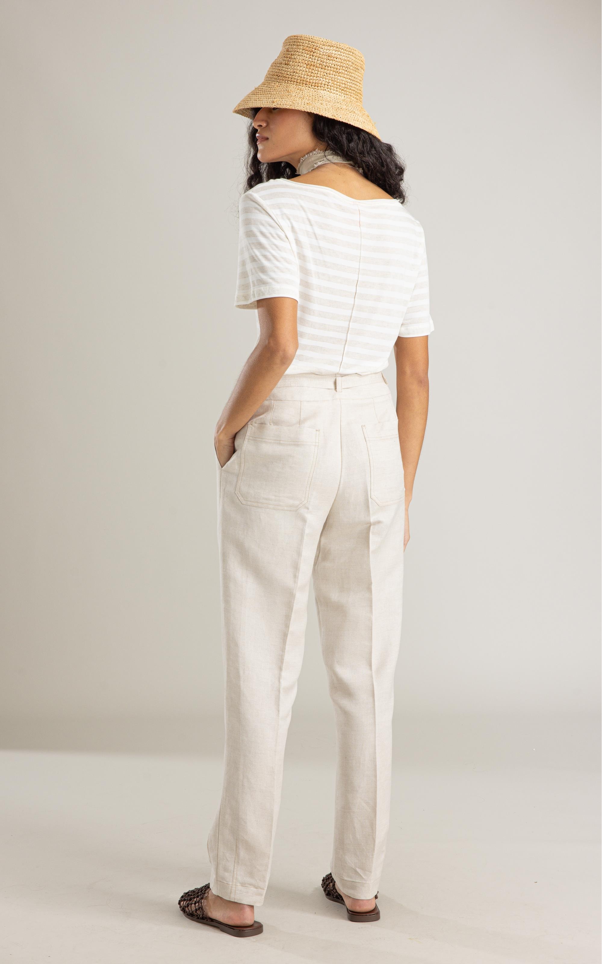 Blusa Siena Listrada  Lb Off White