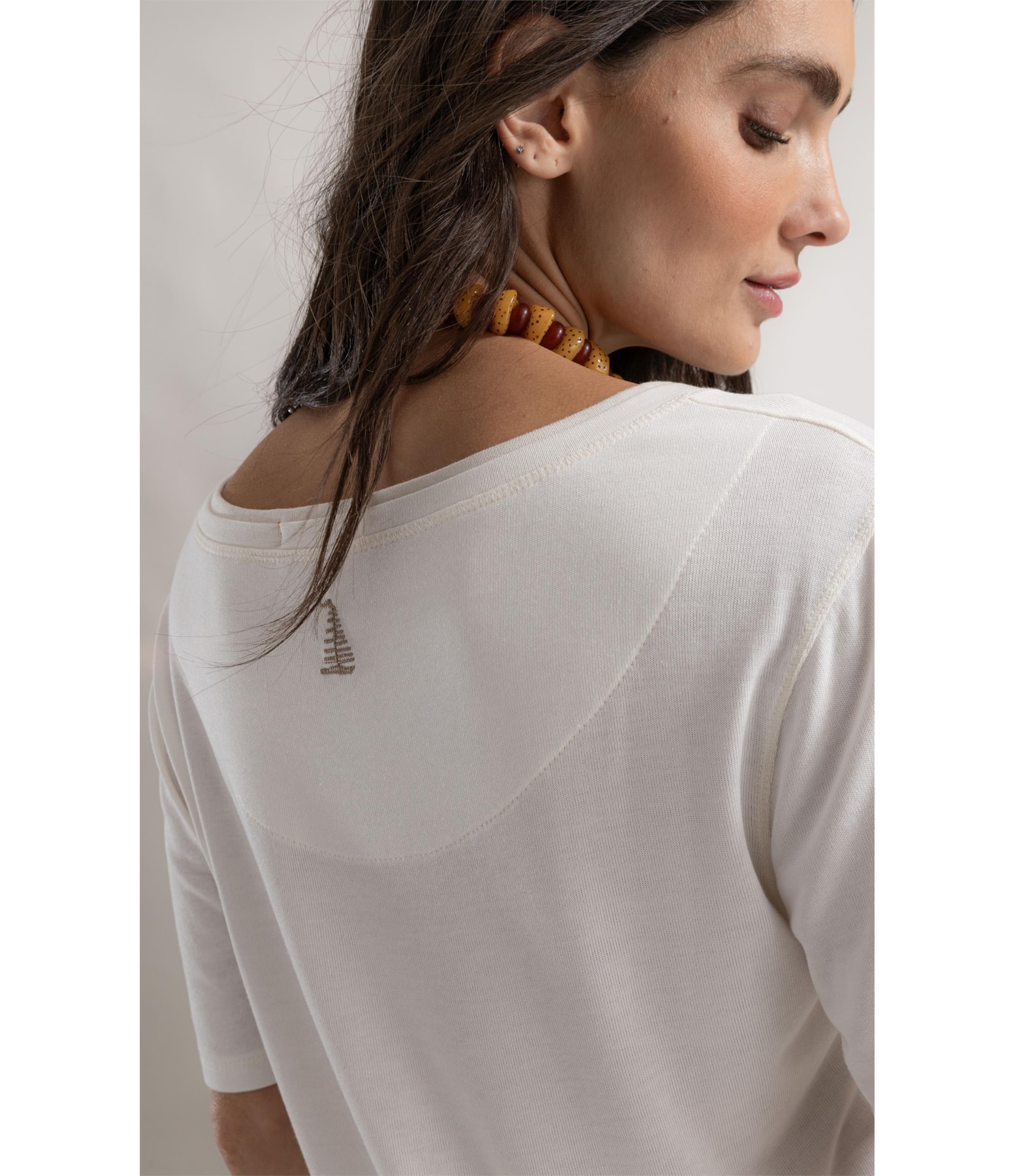 Blusa Siena Stripes Boat Branco
