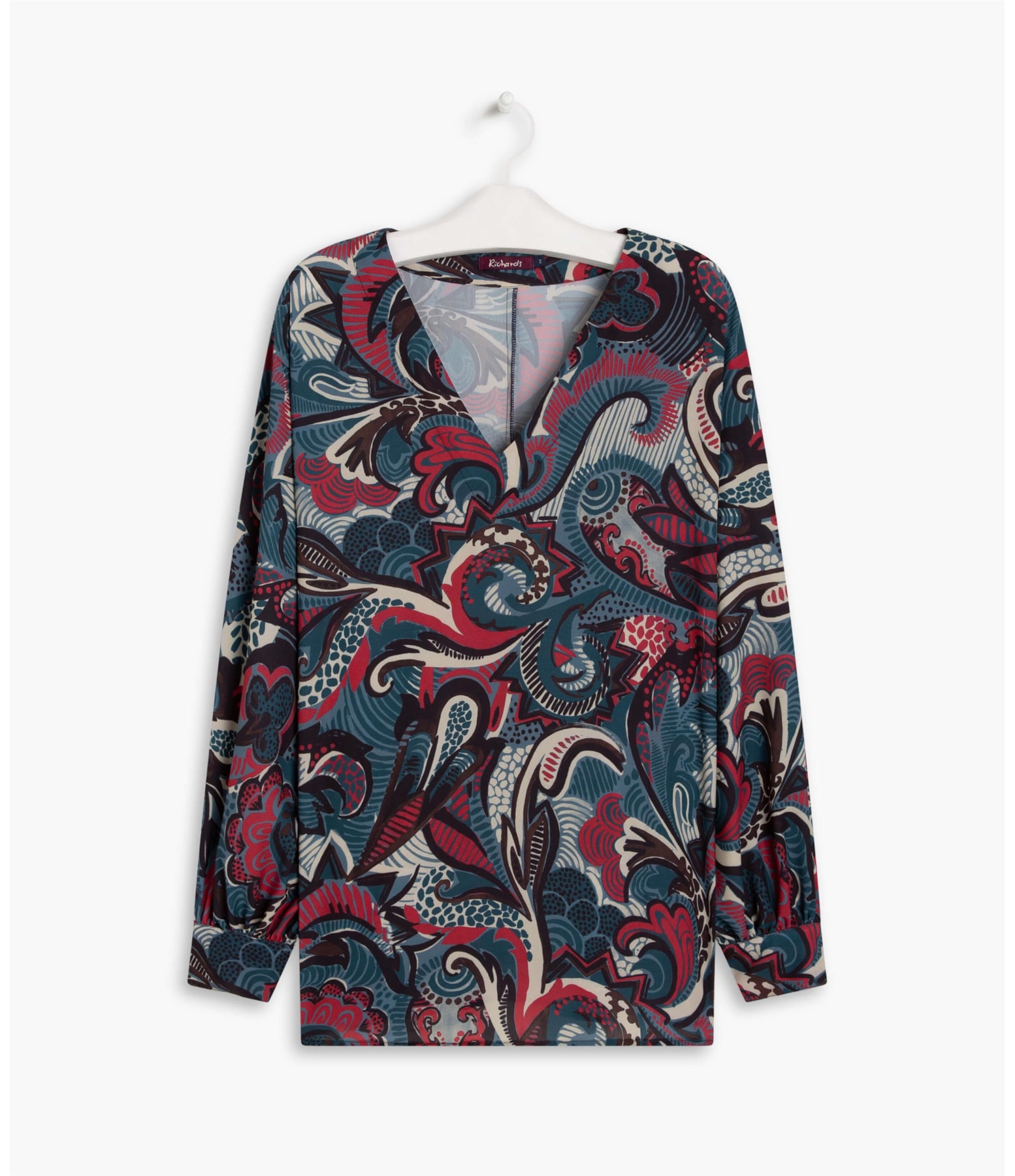 Blusa Sofie Boho Flower Royal