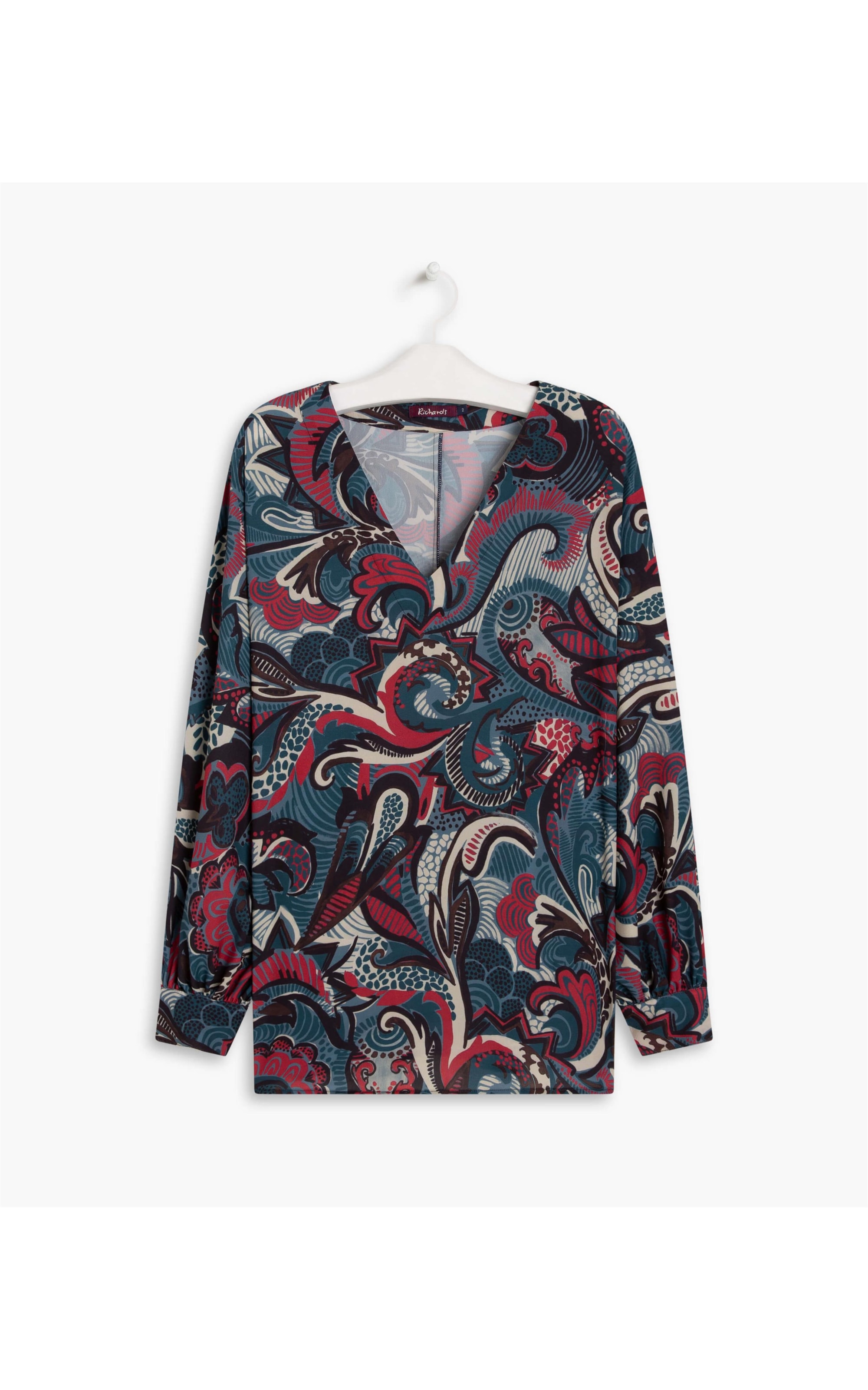 Blusa Sofie Boho Flower Royal