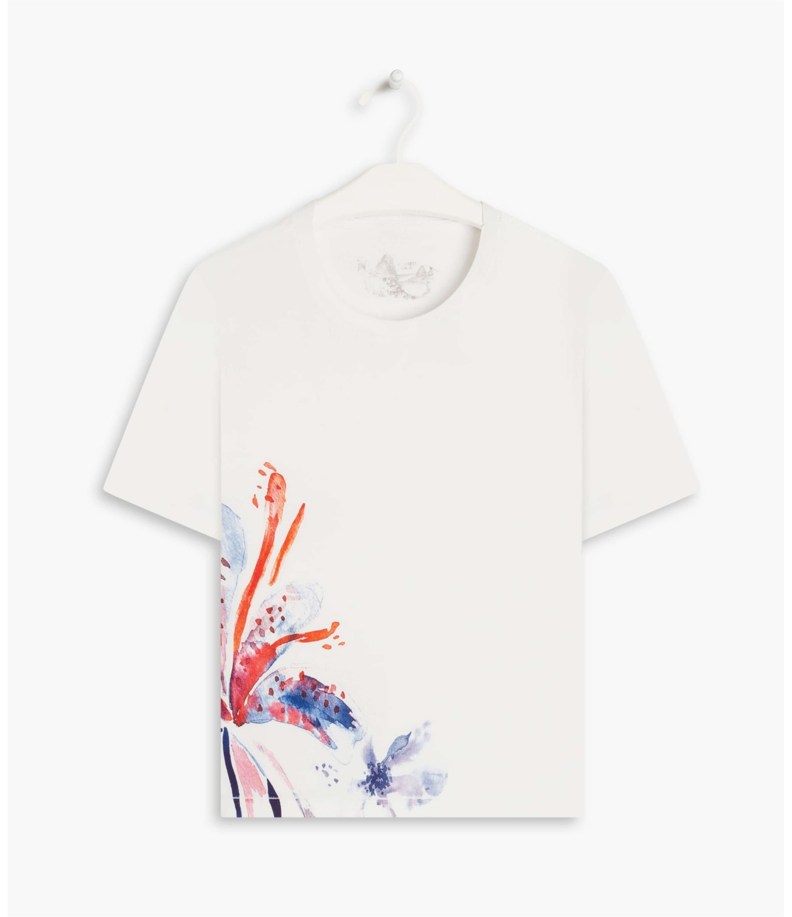 Blusa Soft Flower Big Off White